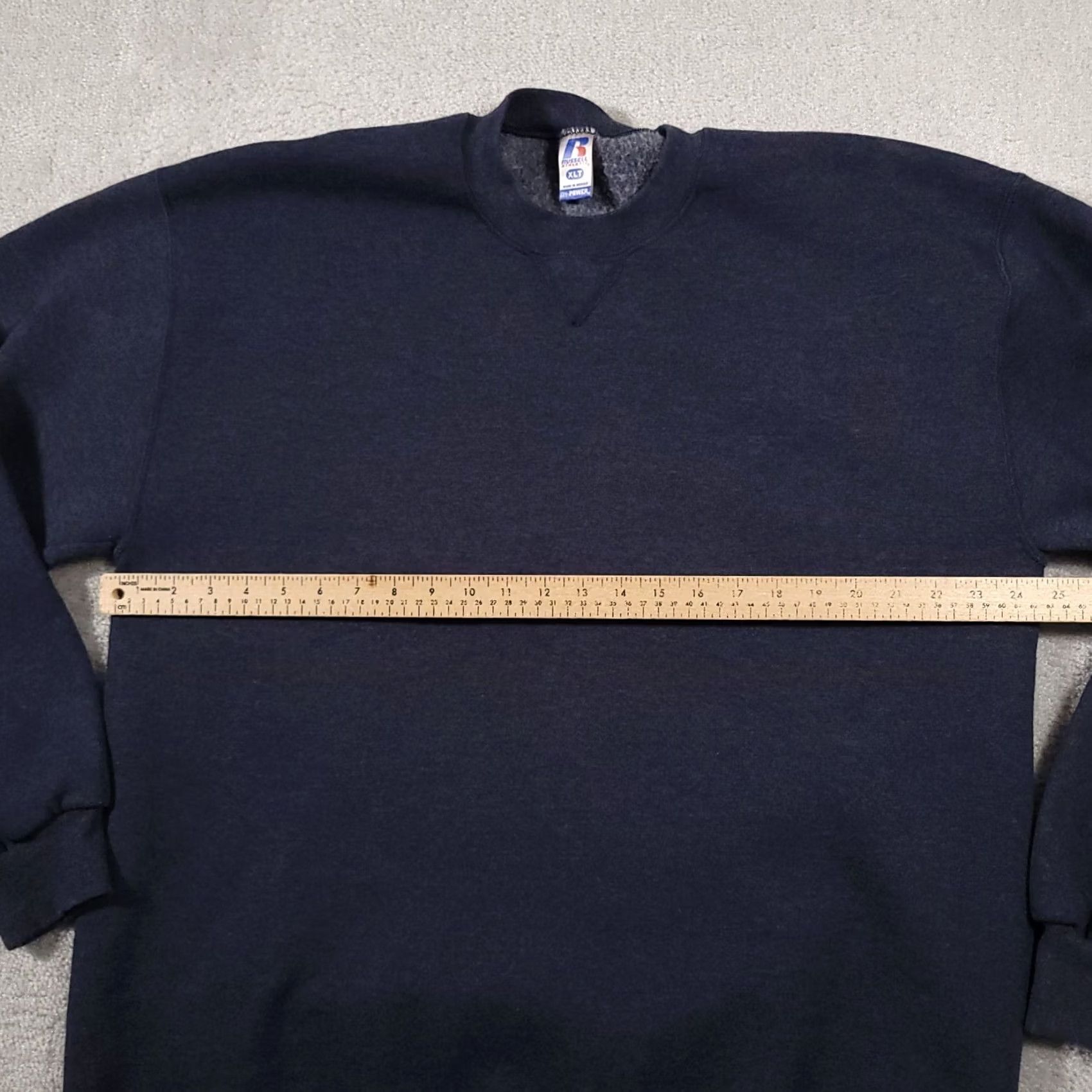Russell Athletic VINTAGE Russell Crewneck Sweatshirt Mens XLT Blue Fleece Pullover Sweatshirt Size US XL / EU 56 / 4 - 5 Thumbnail