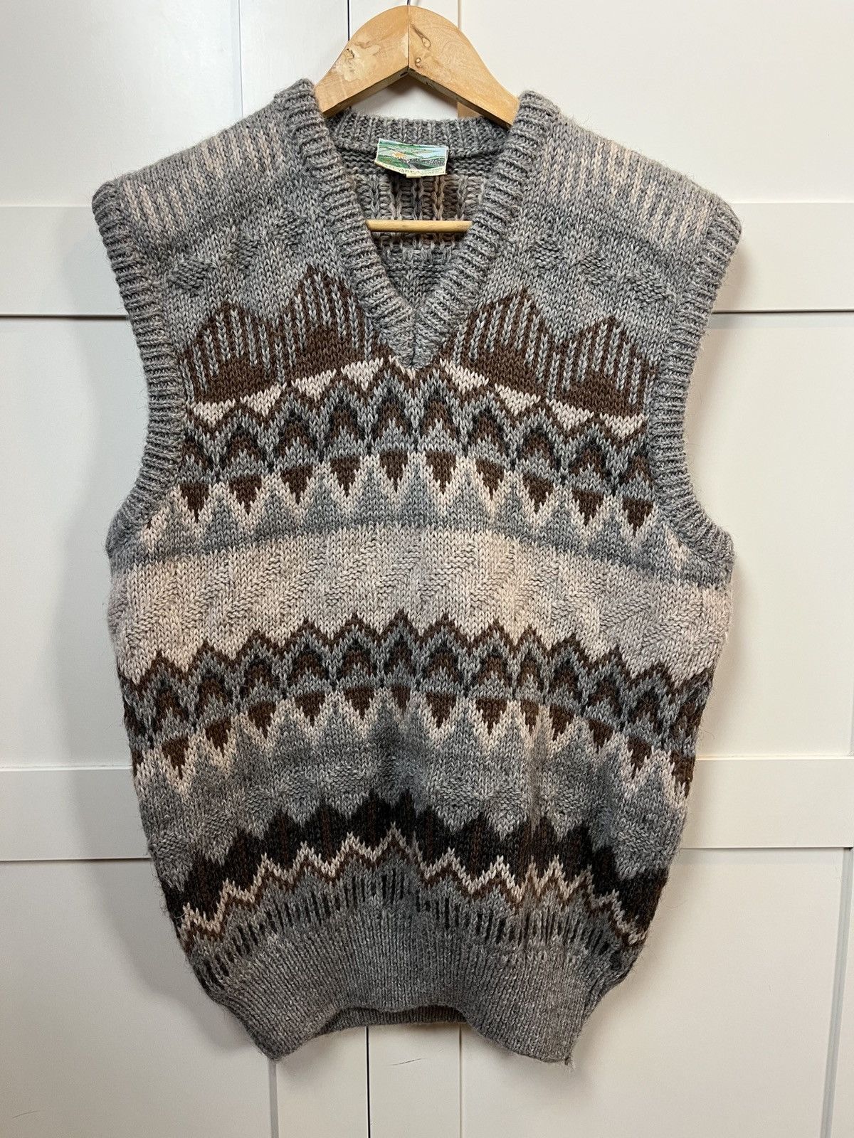 Vintage Wool vest vintage pullove Size US M / EU 48-50 / 2 - 9 Thumbnail