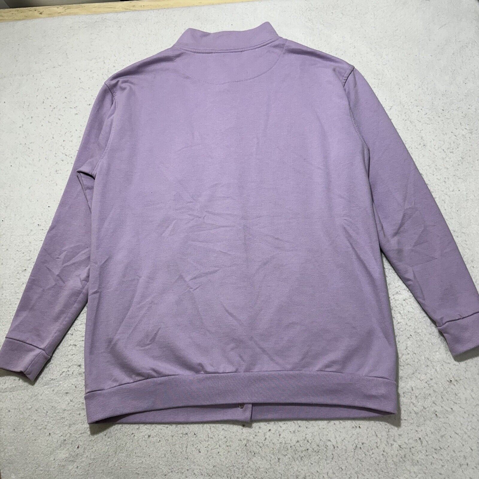 Other CW Classics Large Button Grandma Cardigan Sweater Lavender Size L / US 10 / IT 46 - 9 Thumbnail