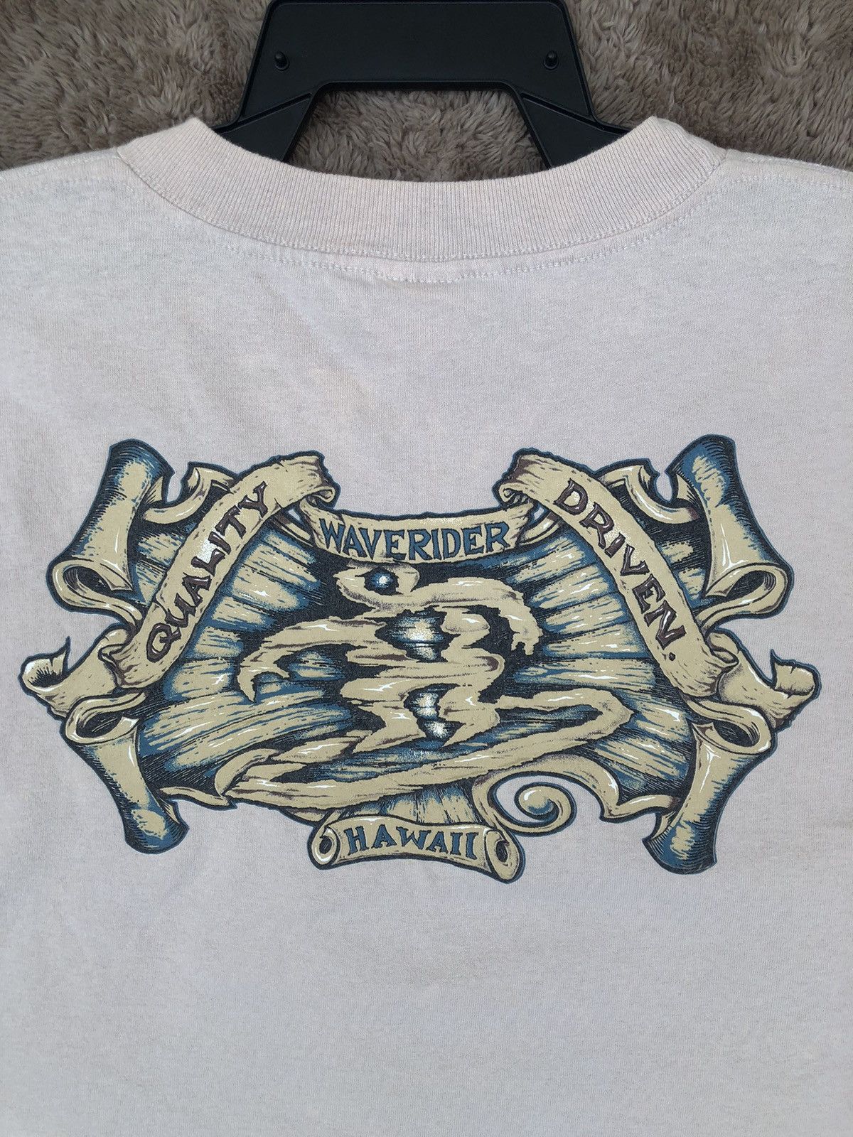 Vintage Vintage 90s WAVE RIDER HAWAIi Surf Tee Size US L / EU 52-54 / 3 - 1 Thumbnail