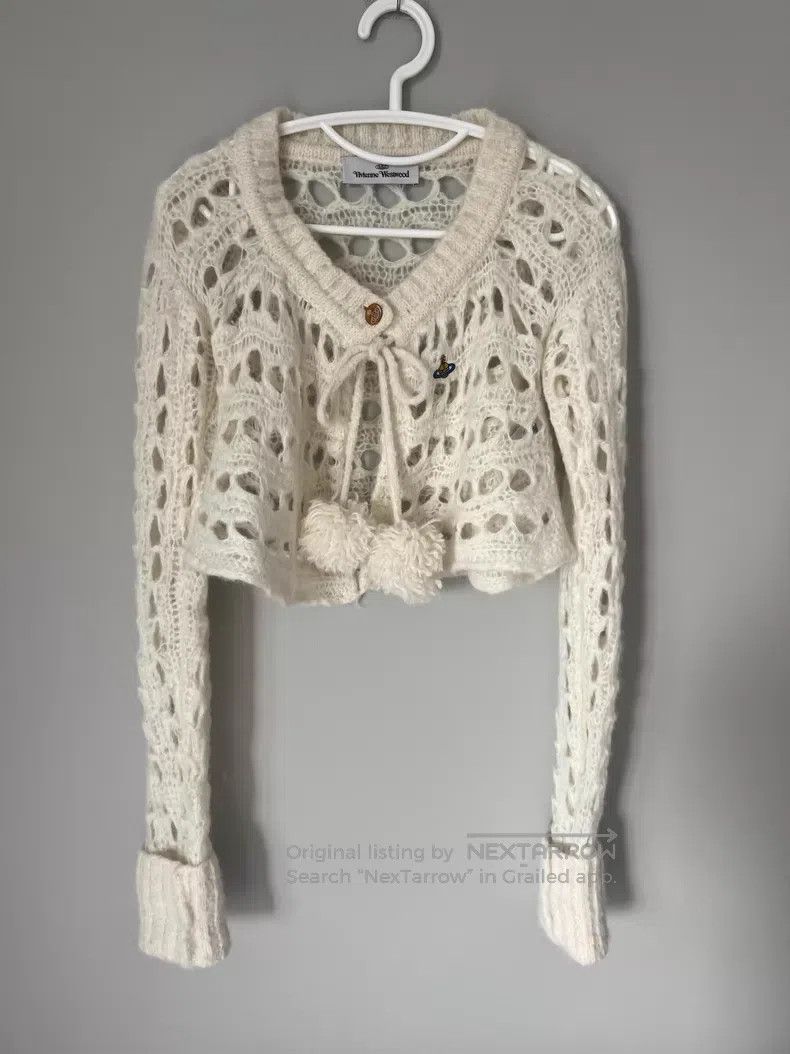 Vivienne Westwood Vivienne Westwood Knit Cardigan with 74% Alpaca Wool, 13% Size S / US 4 / IT 40 - 3 Thumbnail