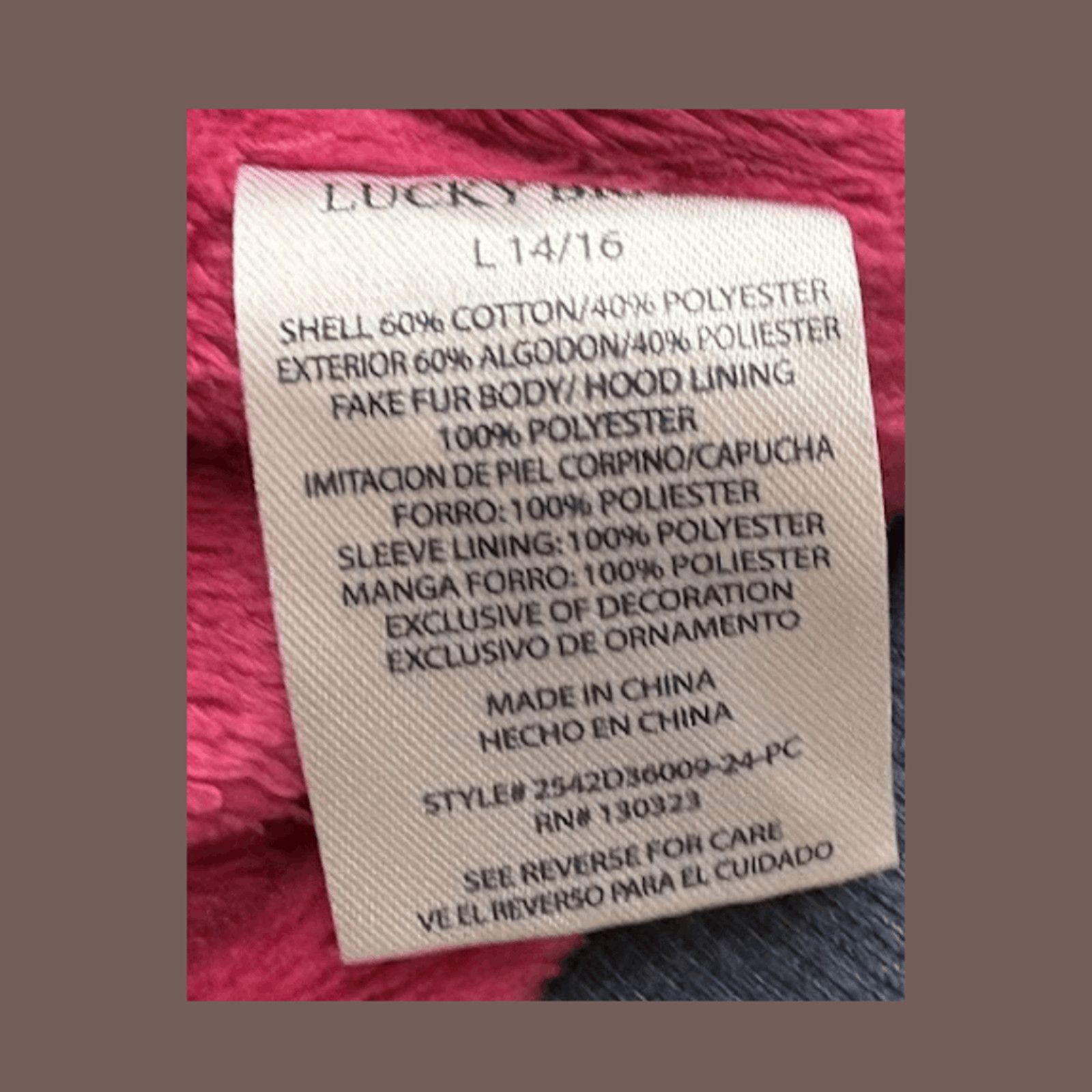Lucky Brand VTG Hoodie | Lucky Brand Faux Fur Floral | Y2K Cozywear Size L / US 10 / IT 46 - 5 Thumbnail