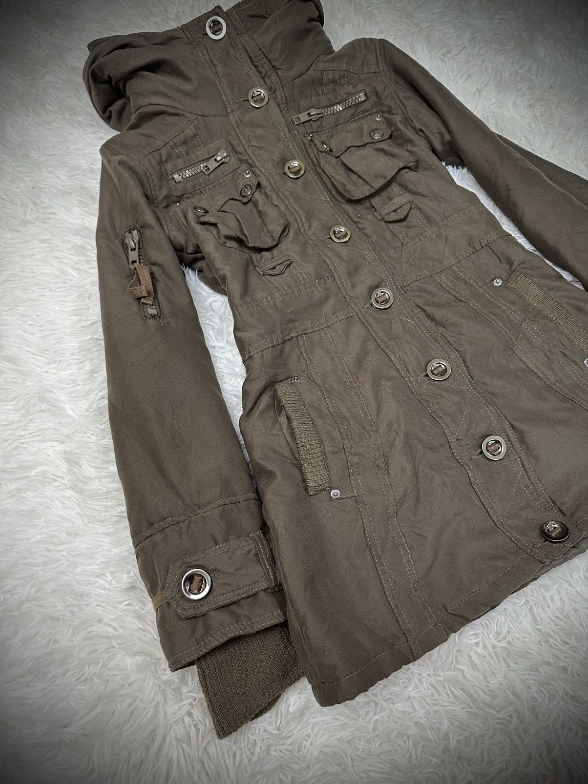 GOA 💥rare💥 2000s japanese brand INGNI vkei military jacket Size US M / EU 48-50 / 2 - 4 Thumbnail