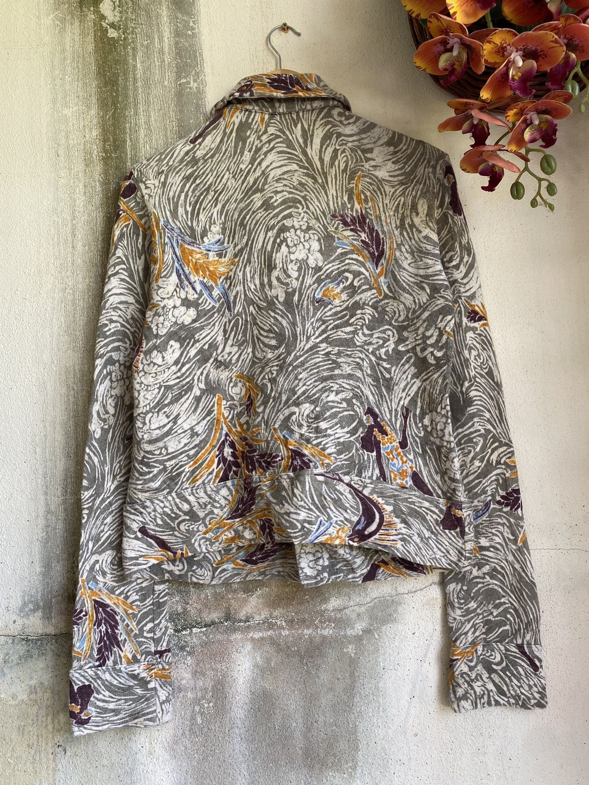 45rpm × Japanese Brand ✨Steals✨ Vintage 45Rpm Punk Marbie Flower Button up Shirt Size US S / EU 44-46 / 1 - 2 Thumbnail