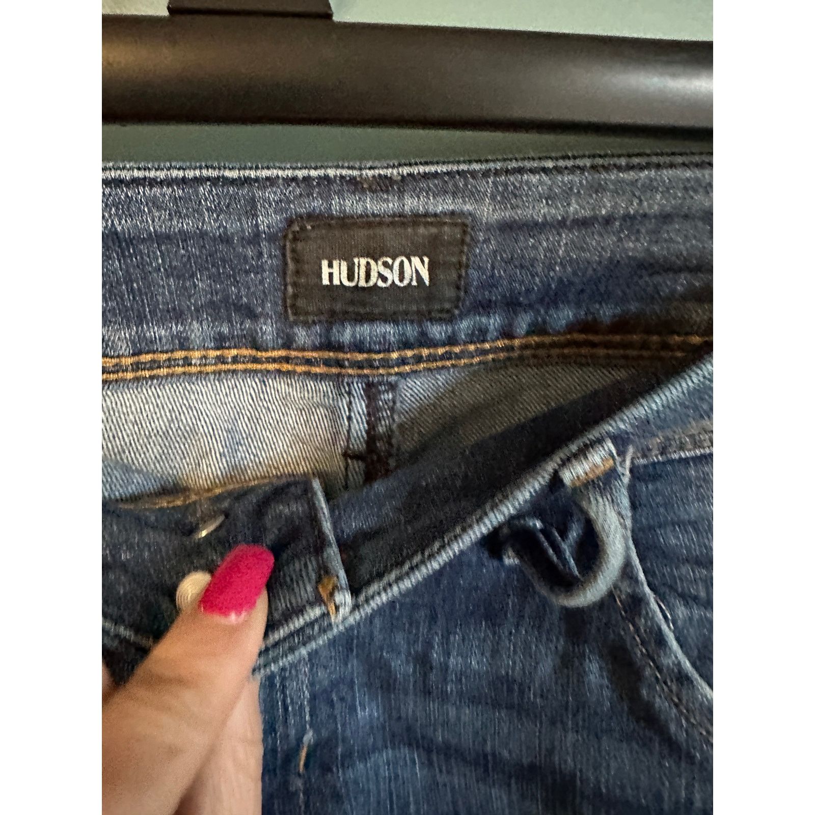 Hudson Hudson Collin Flap Skinny Jean Low Rise 27 Size 27" / US 4 / IT 40 - 6 Thumbnail
