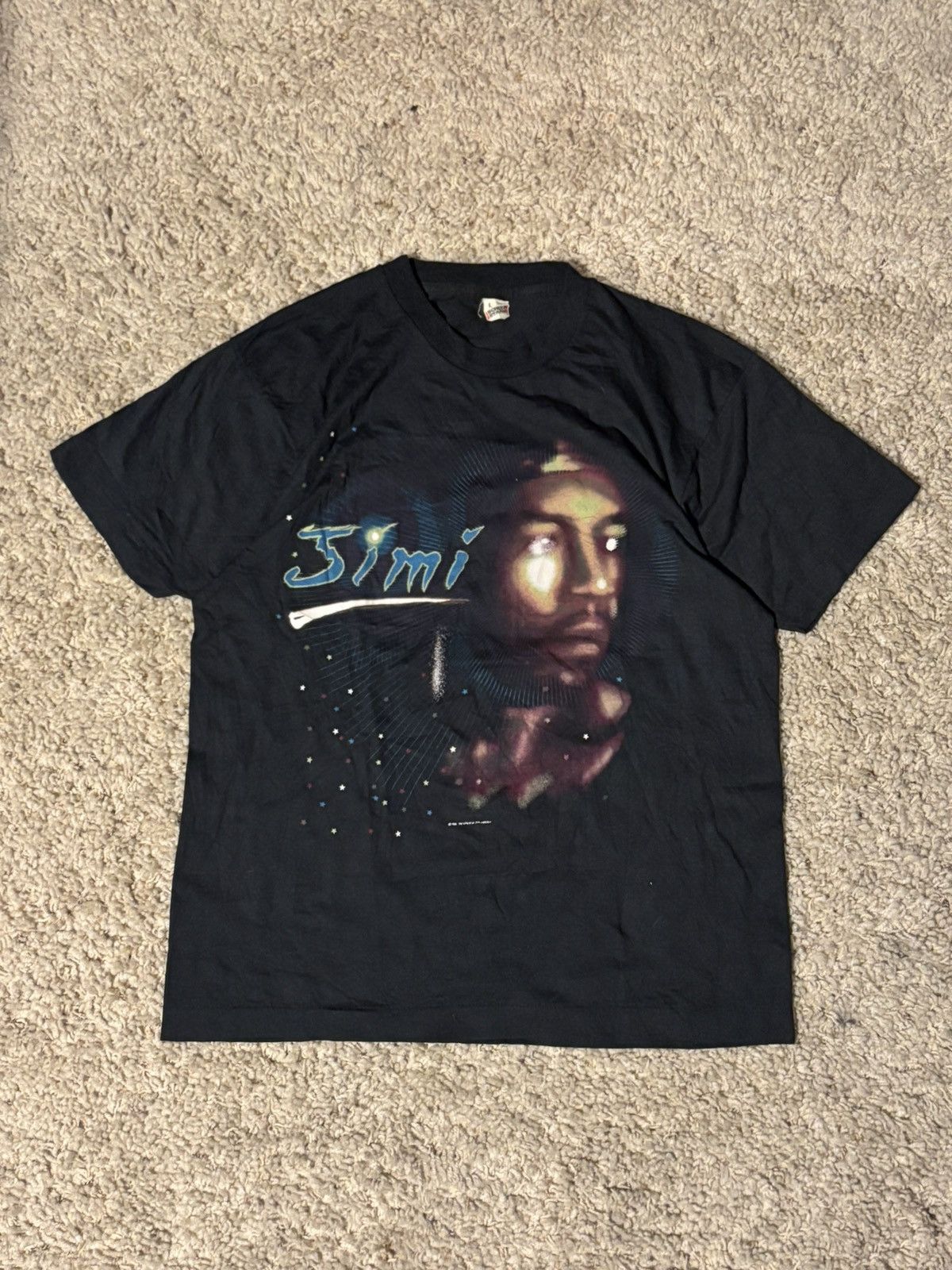 Band Tees Vintage 1986 Jimi Hendrix Tee Size US L / EU 52-54 / 3 - 1 Thumbnail