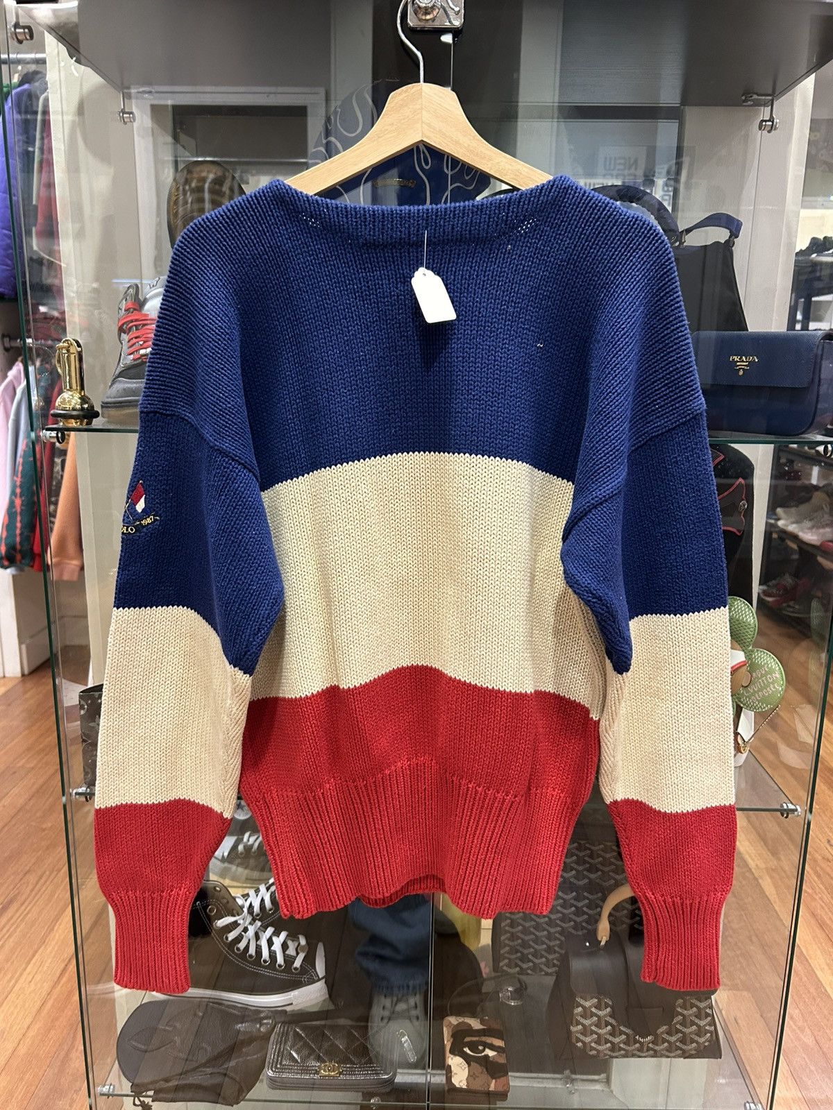 Polo Ralph Lauren Polo Ralph Lauren Tri Color Knit Sweater Size US M / EU 48-50 / 2 - 2 Thumbnail