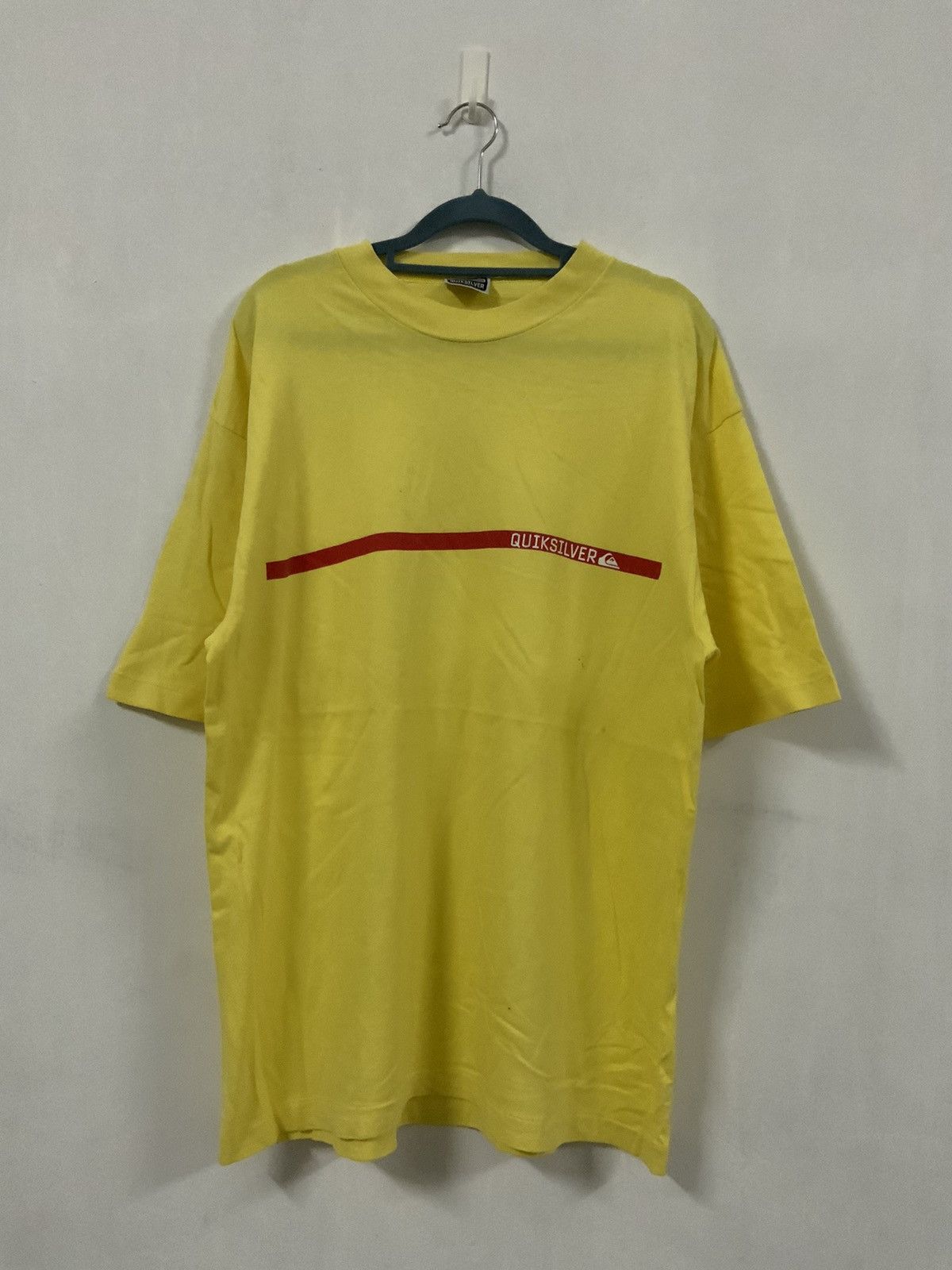 Japanese Brand Vintage Quikcilver Japan Made Loopwheel Tee Size US XL / EU 56 / 4 - 1 Thumbnail