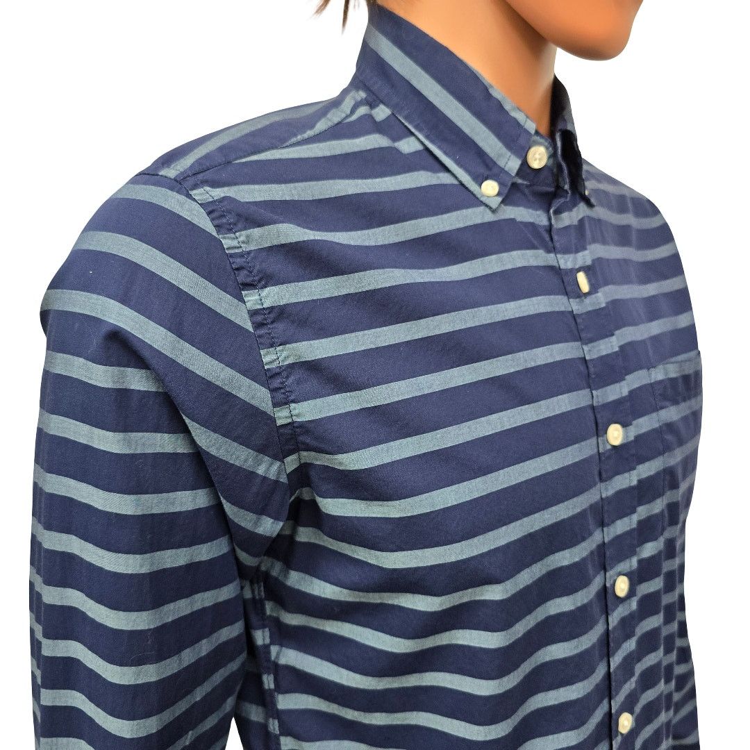 J.Crew J. Crew Lightweight Shirt Men S Slim-Fit Button-Down Striped Size US S / EU 44-46 / 1 - 9 Thumbnail
