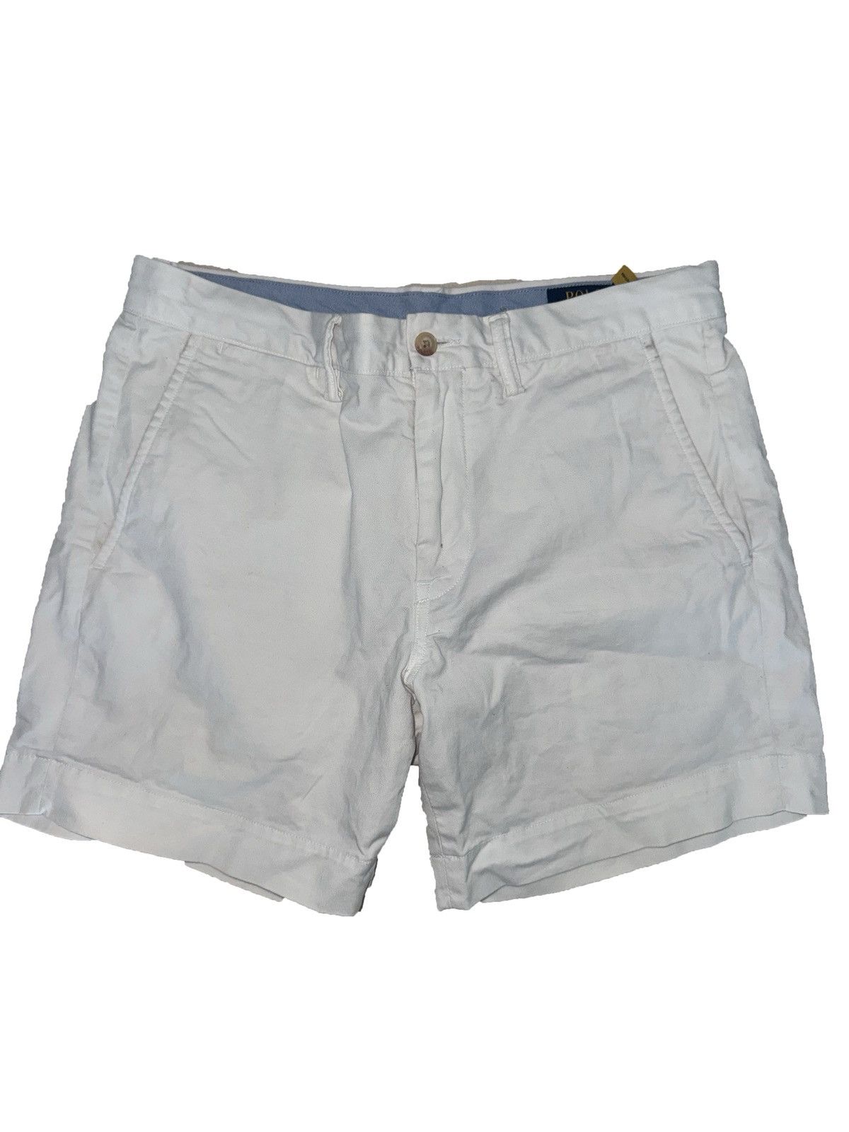 Polo Ralph Lauren Ralph Lauren white above-the-knee shorts Size US 31 - 1 Thumbnail
