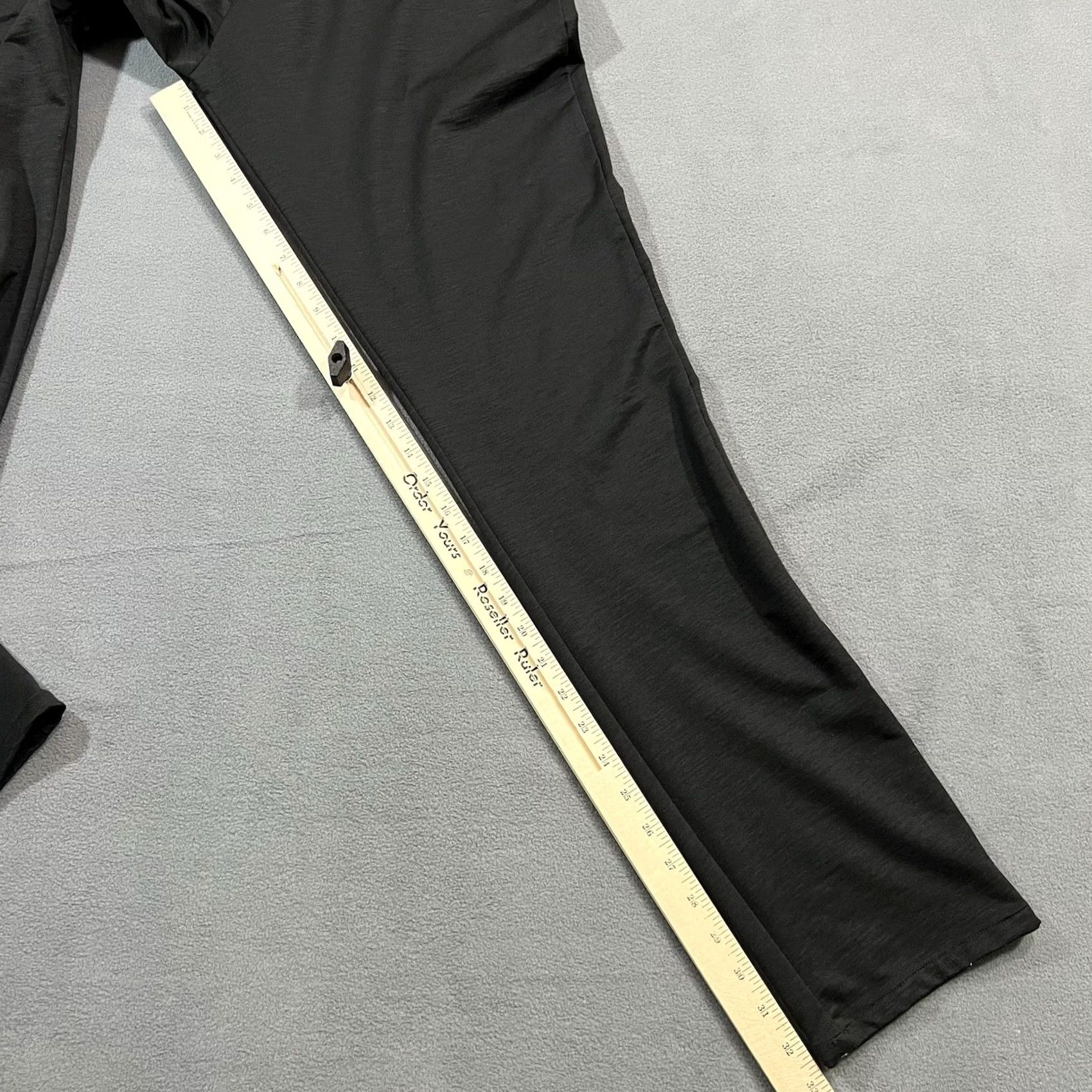 Vintage Swet Tailor Pants Mens 31 Black 31X32 Golf Chino Performance Stretch Athleisure Size US 31 - 6 Thumbnail