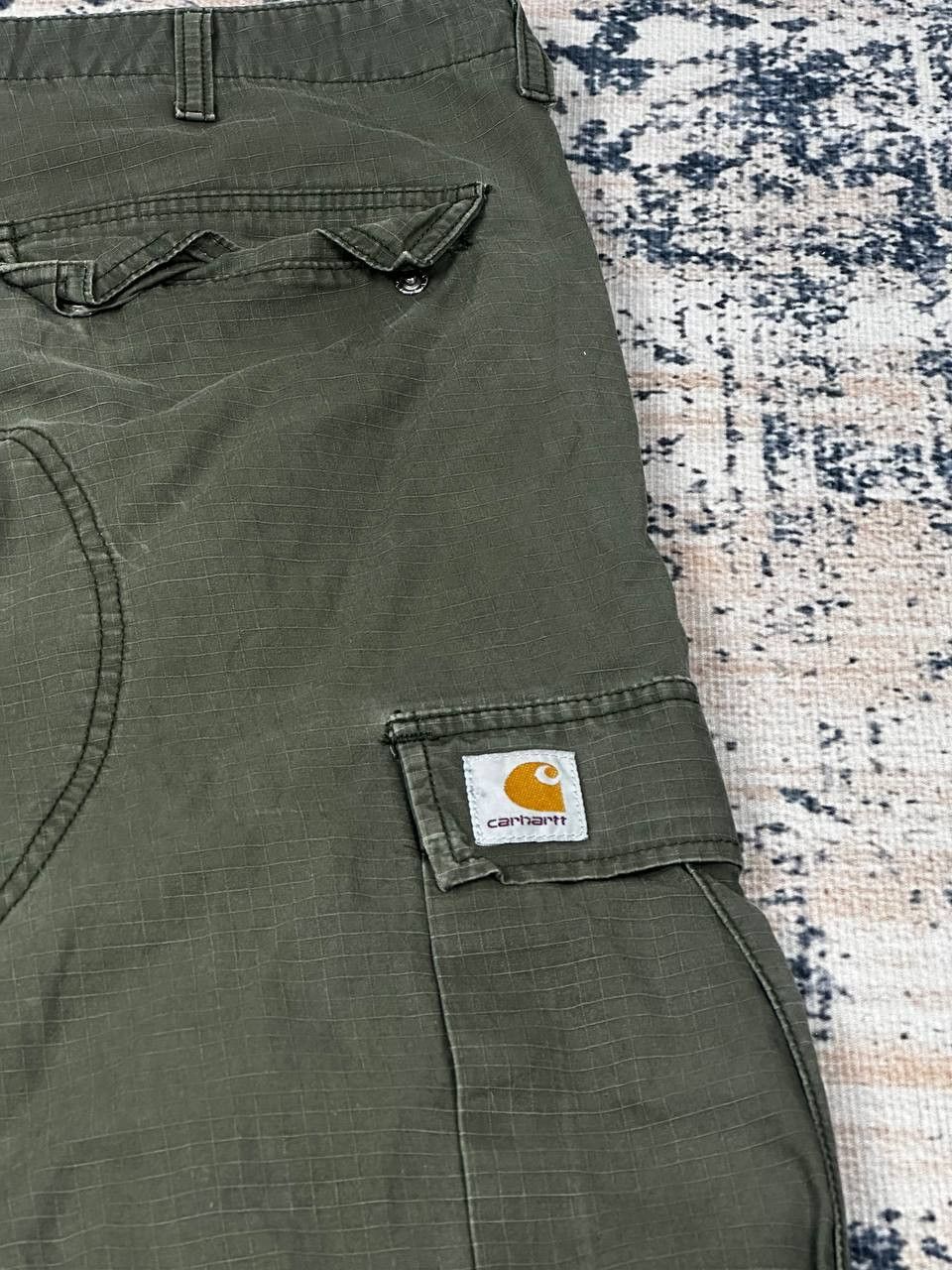 Carhartt Vintage Carhartt Cargo Distressed Baggy Pants Size US 33 - 18 Thumbnail