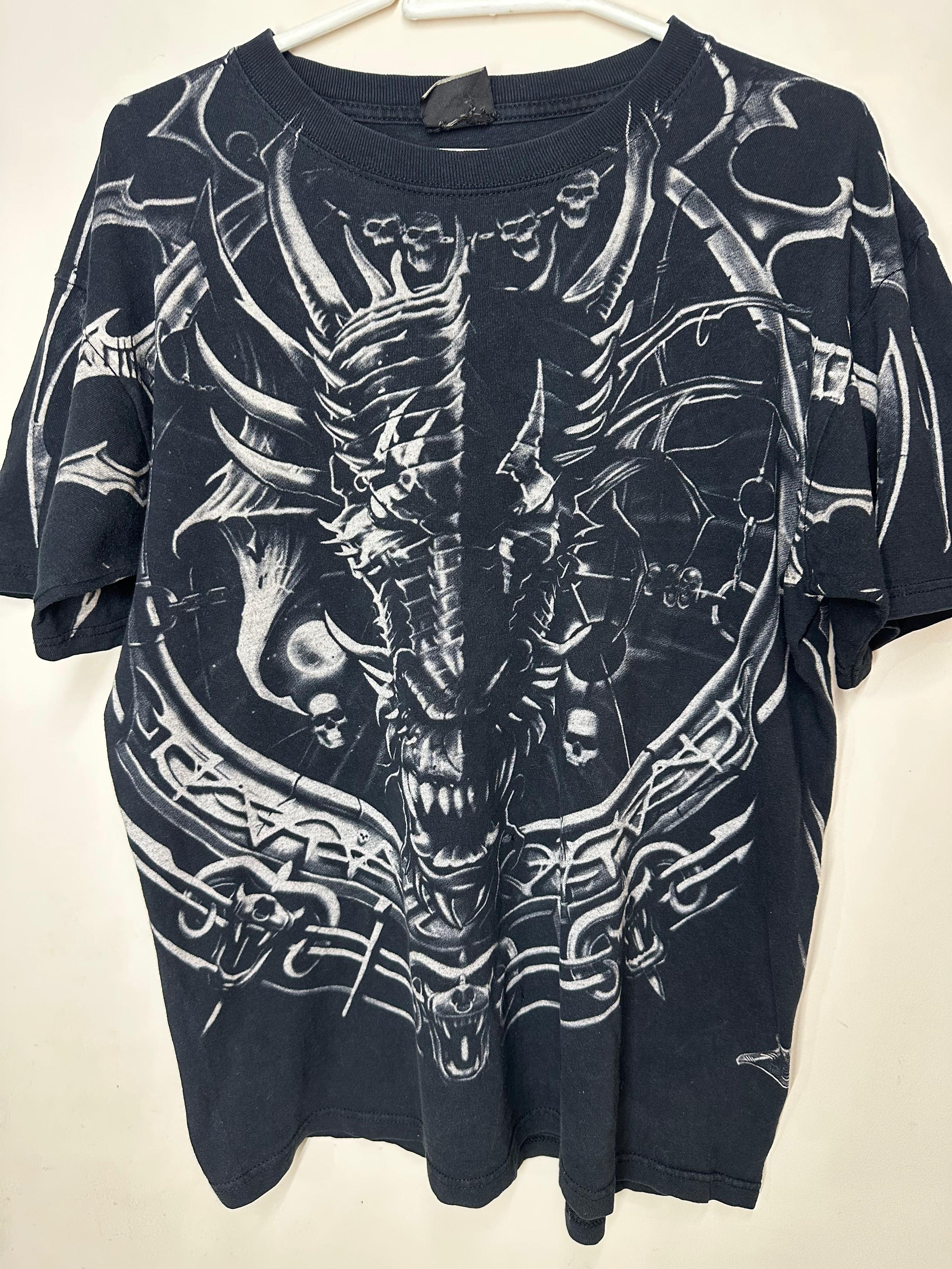 Liquid Blue × Vintage Vintage Liquid Blue Dragon Shirt Graphic Universal Studios Size US L / EU 52-54 / 3 - 2 Thumbnail