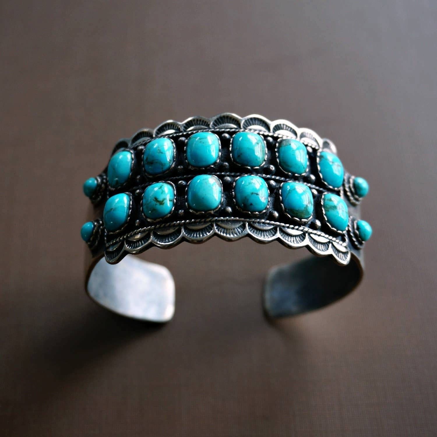 Other Turquoise Elegance: Handcrafted Boho Cuff Bracelet with Gift Size ONE SIZE - 5 Thumbnail