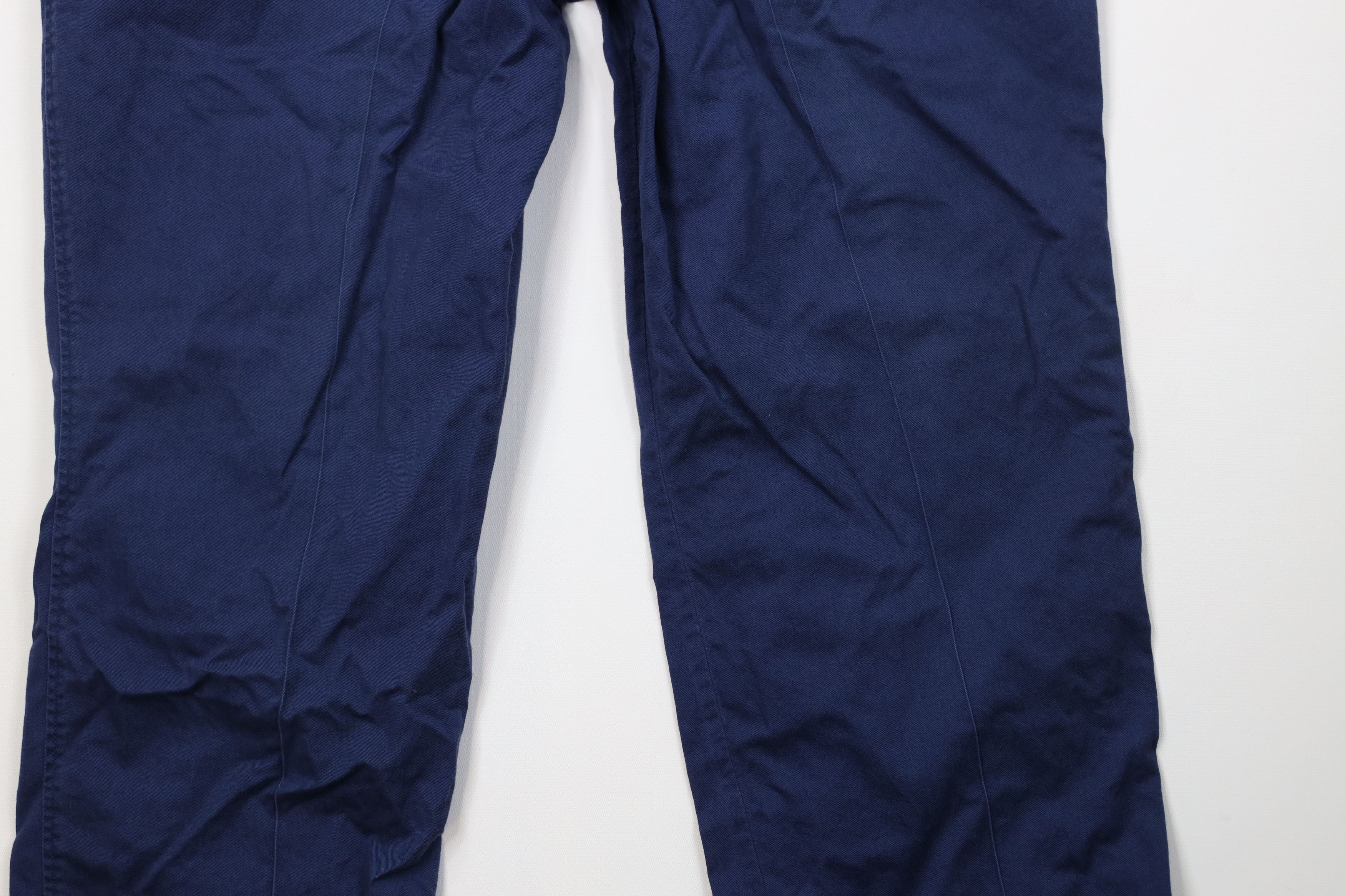 Eddie Bauer Vintage 90s Eddie Bauer Wide Leg Chino Pants Blue Cotton Size US 40 / EU 56 - 12 Thumbnail