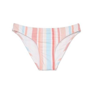 Other Striped Bikini Bottoms Medium Multicolor By Xhilaration Size ONE SIZE - 1 Thumbnail