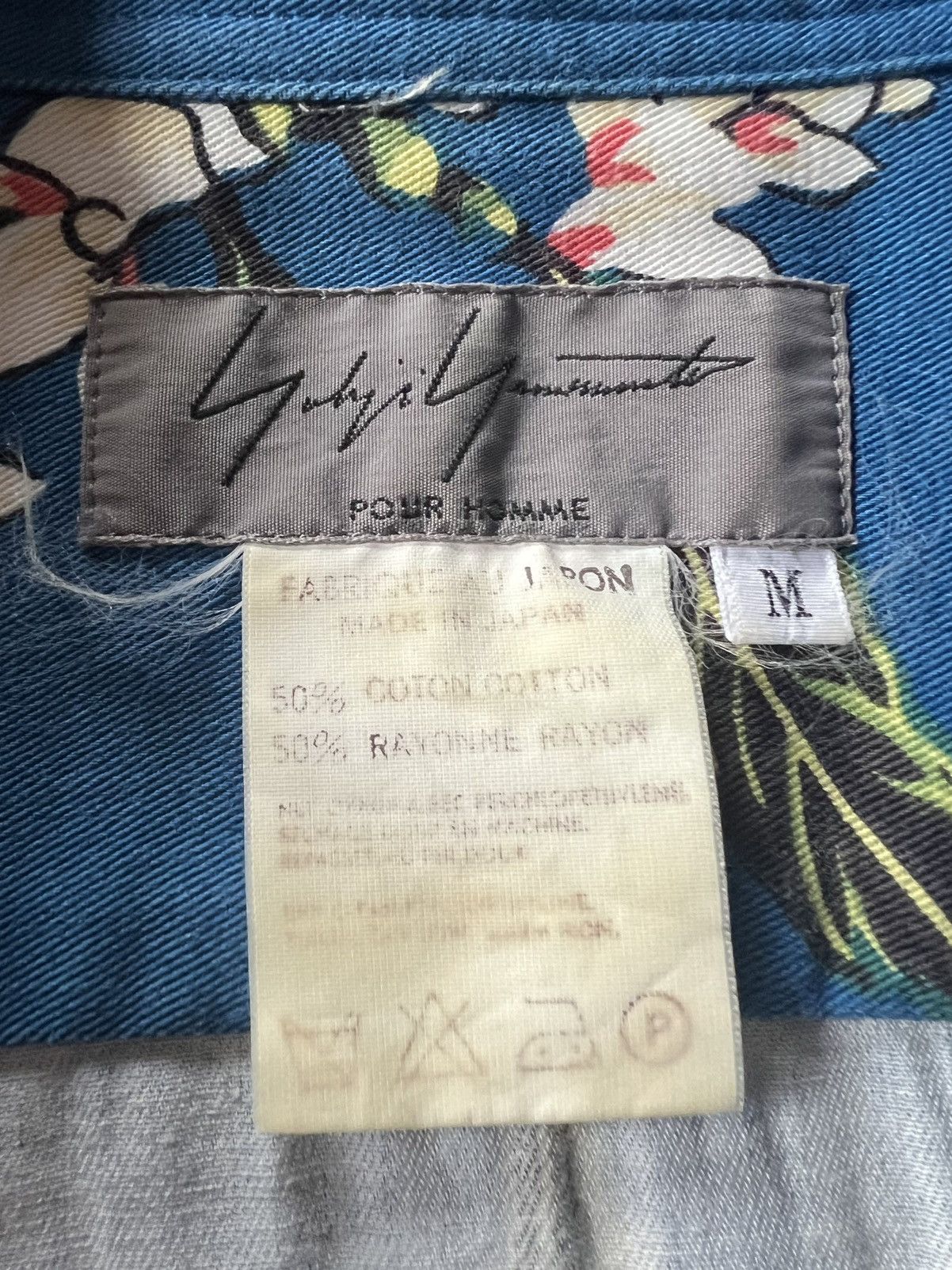 Yohji Yamamoto Yohji Yamamoto Pour Homme SS97 Hawaiian Floral Button Up Size US M / EU 48-50 / 2 - 4 Thumbnail
