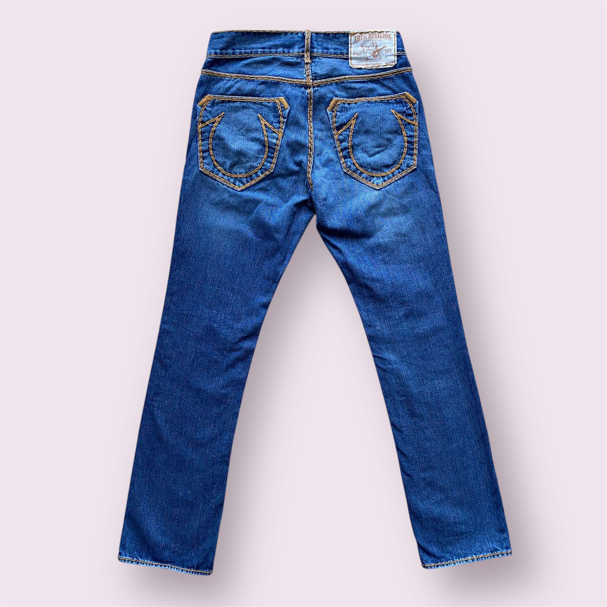 True Religion True Religion Denim Bobby Super T Orange Stitch Size US 29 - 1 Thumbnail