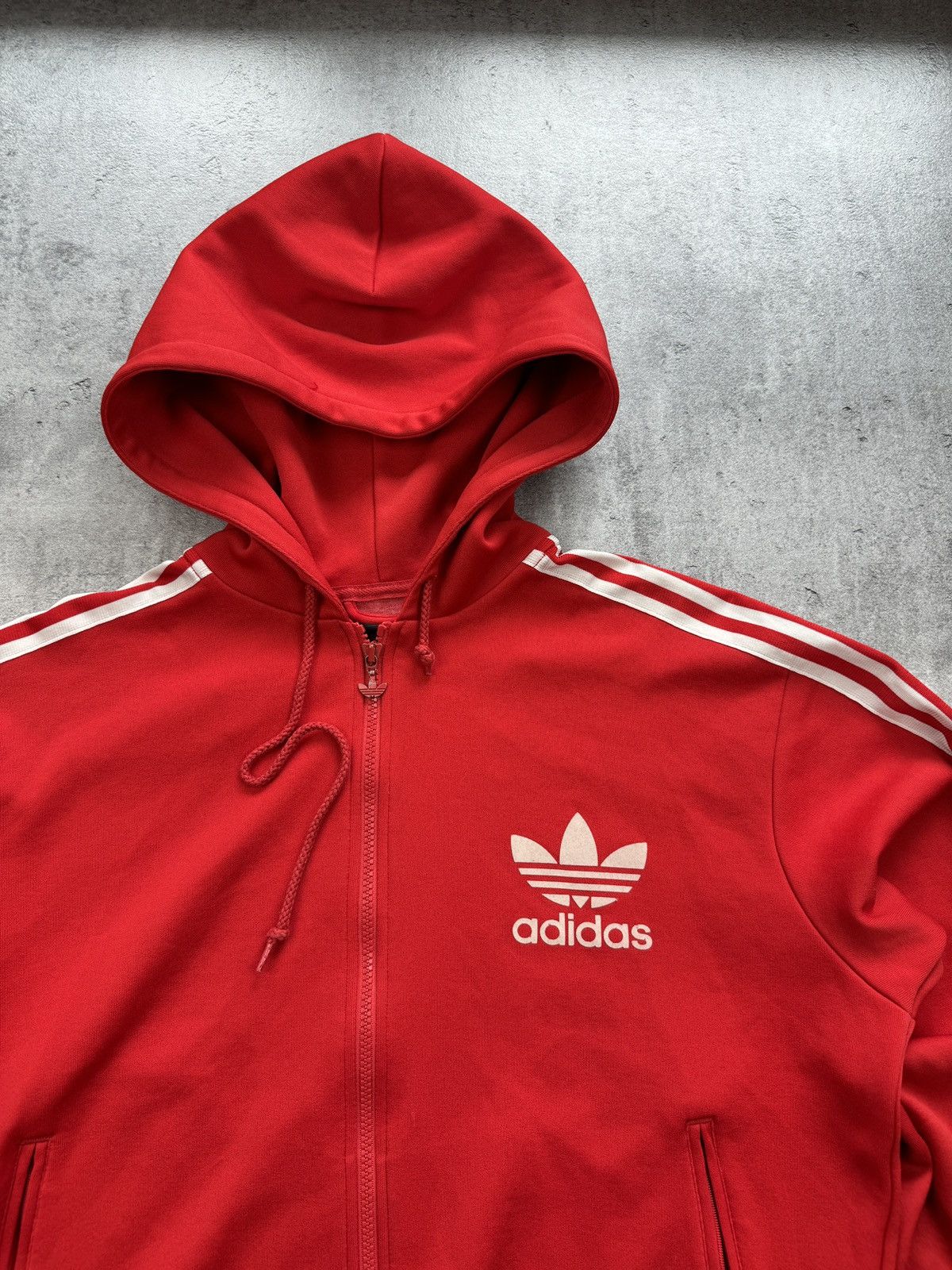 Adidas × Vintage Adidas 3 Stripes zip boxy vintage rap skate y2k logo rare Size US L / EU 52-54 / 3 - 3 Thumbnail