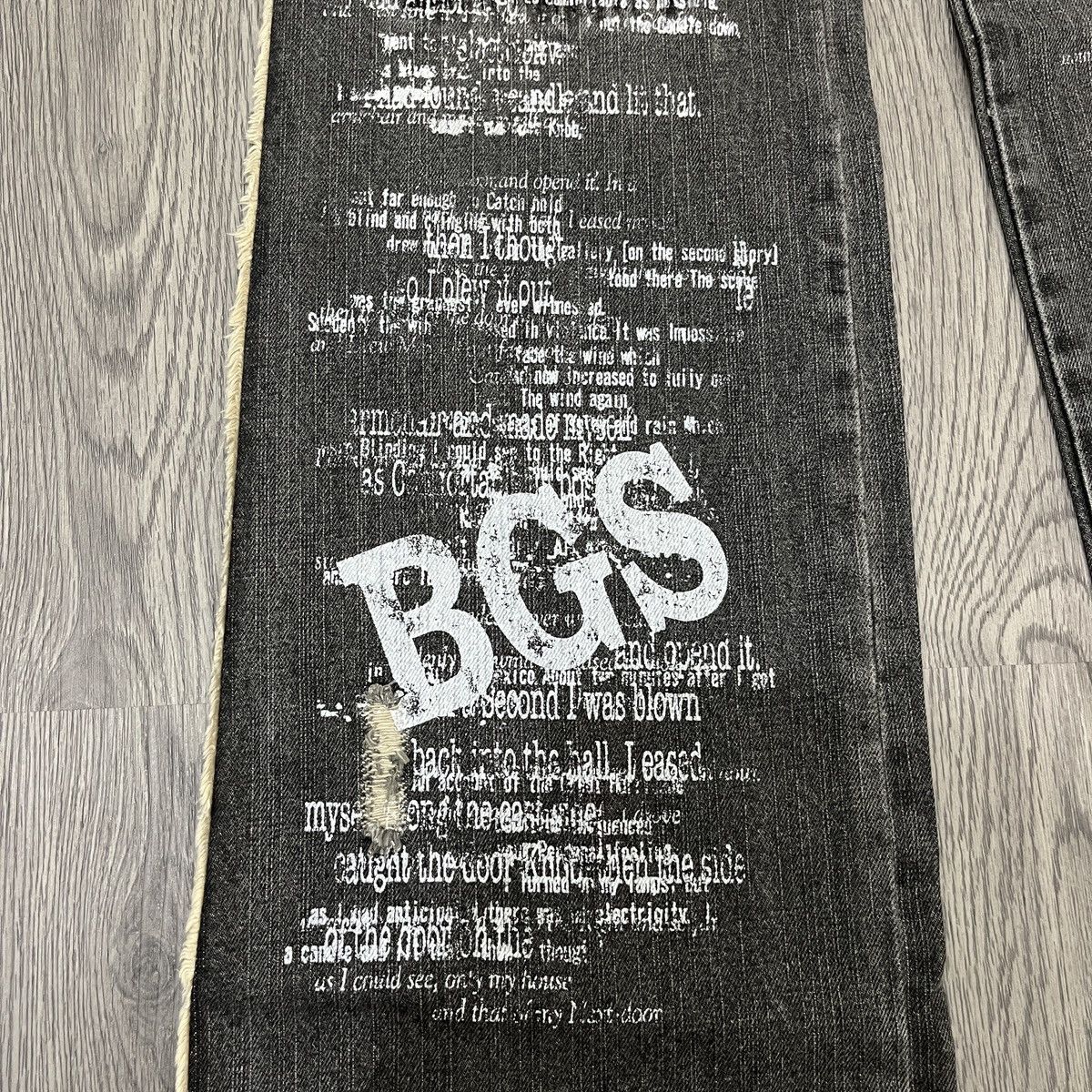 14th Addiction Bernings Sho - Phython Hybrid Flare Jeans Lgb Style Size US 27 - 5 Thumbnail