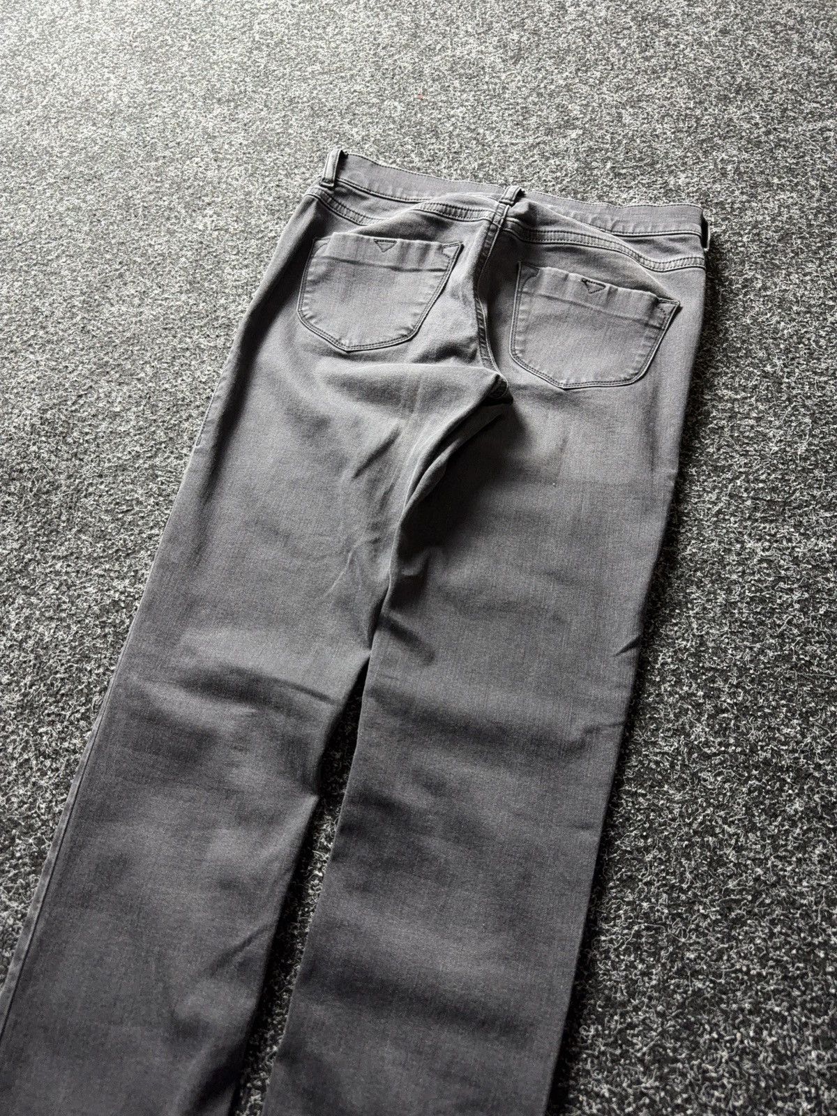Diesel 00s Diesel LIVER-S Super Slim Grey Faded Denim Skinny Fit Size 28" / US 6 / IT 42 - 16 Thumbnail