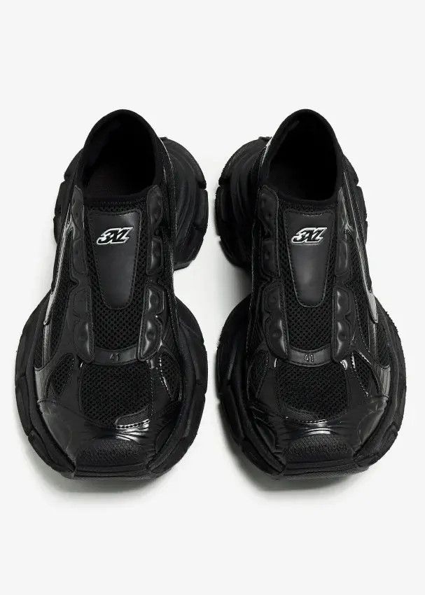 Balenciaga o1mt1gz0125 3XL Slip On Sneakers in Black Size US 10 / EU 43 - 4 Thumbnail