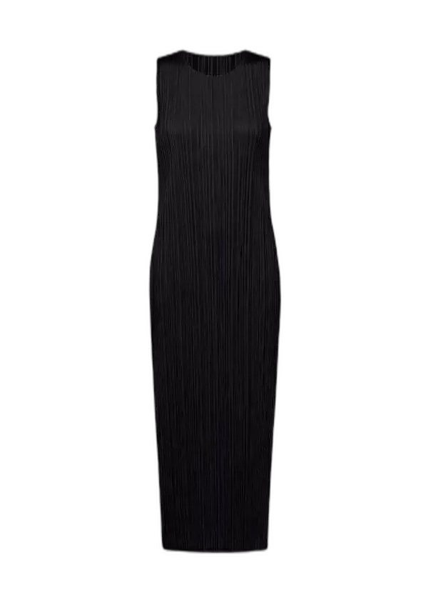 Issey Miyake Issey Miyake Black Pleated Dress Size 5-yf Size US 26 / EU 42 - 1 Thumbnail