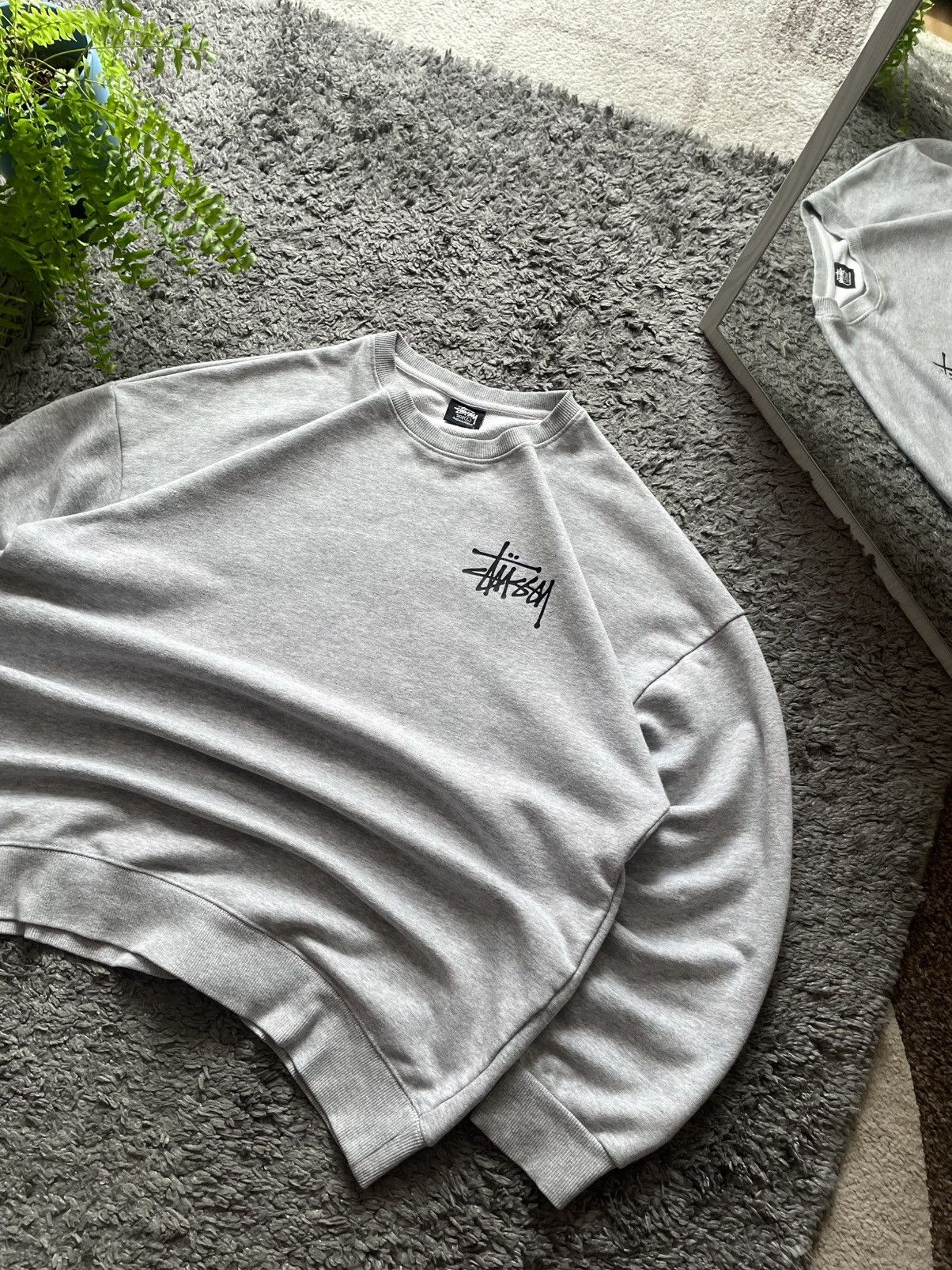 Stussy × Vintage 00s Stüssy Sweatshirt Streetwear Vintage Big Logo Rare Y2k Size US L / EU 52-54 / 3 - 11 Thumbnail