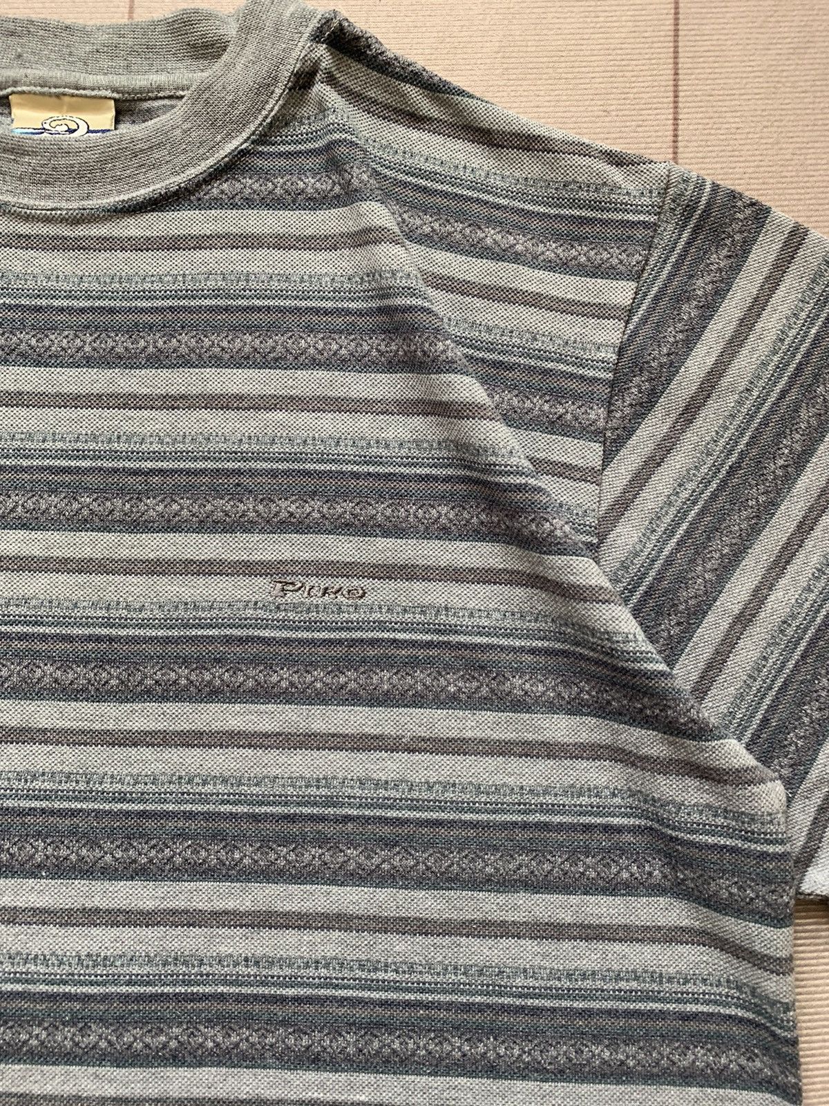 Vintage Vintage Y2K Piko Surf Striped Tshirt Size US M / EU 48-50 / 2 - 7 Thumbnail