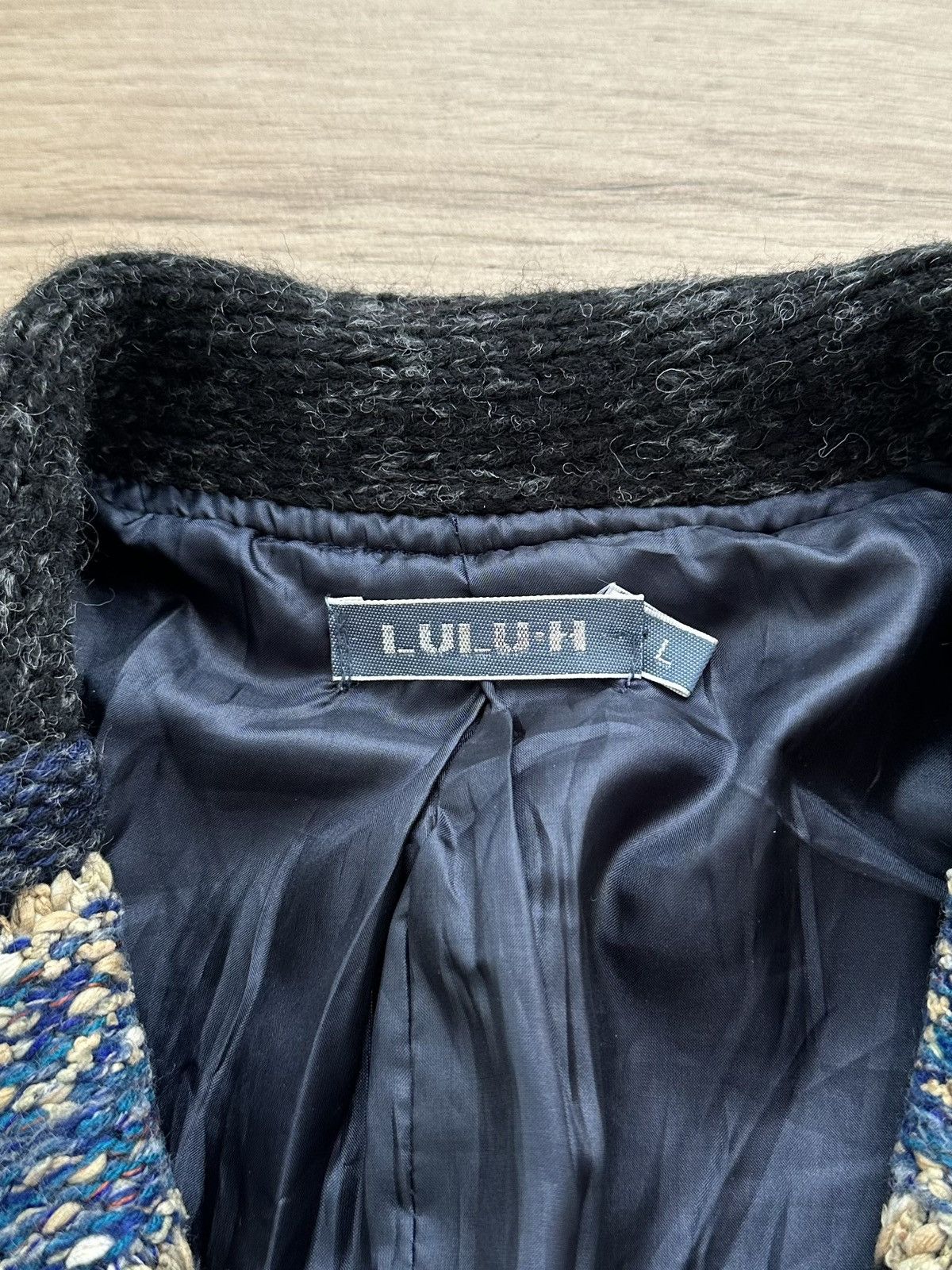 Other Lulu H Multicolor Blazer Jacket Viscose Wool Women's Size L Size L / US 10 / IT 46 - 4 Thumbnail