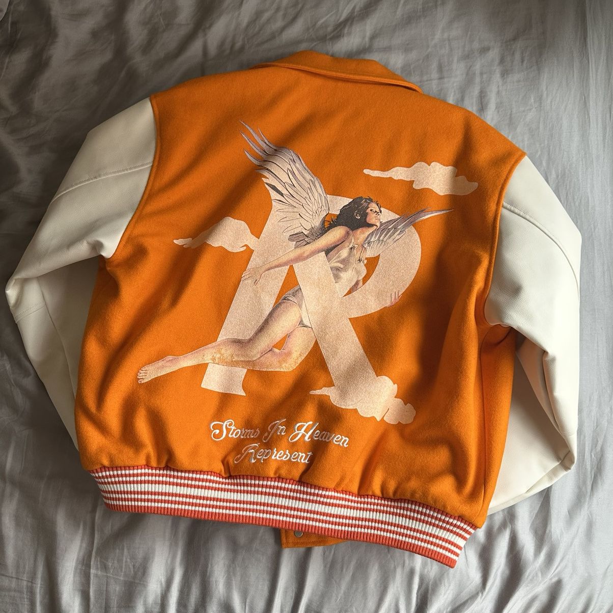 Represent Clo. Represent Storms In Heaven Varsiry Jacket Size US L / EU 52-54 / 3 - 3 Thumbnail