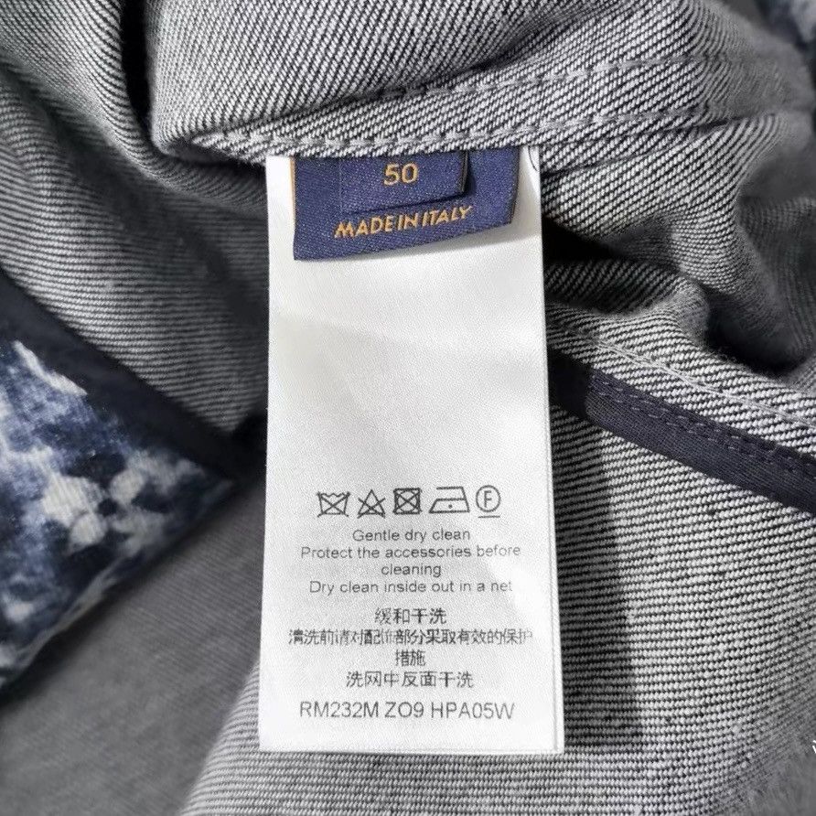 Louis Vuitton Louis Vuitton 50 Monogram Denim Workwear Jacket Size US M / EU 48-50 / 2 - 8 Thumbnail