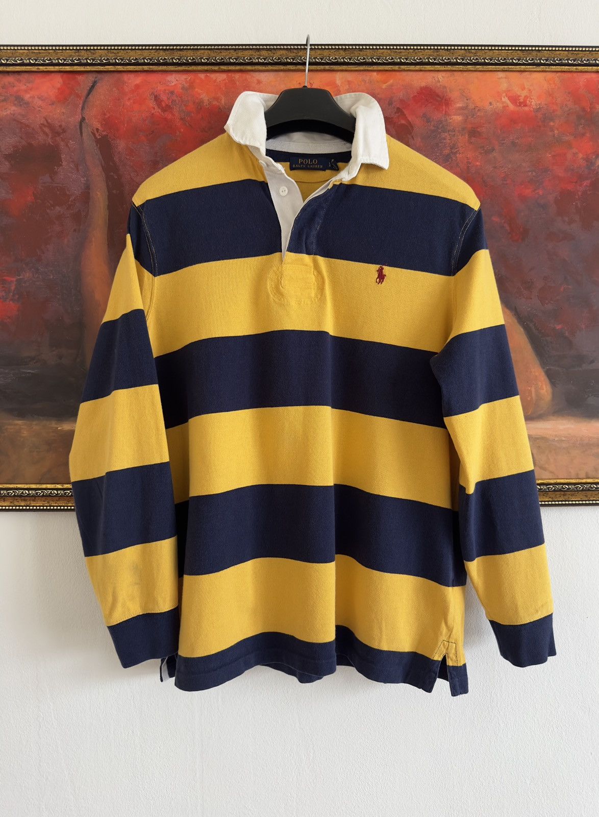 Polo Ralph Lauren Vintage Ralph Lauren Rugby Striped Long sleeve Shirt ...