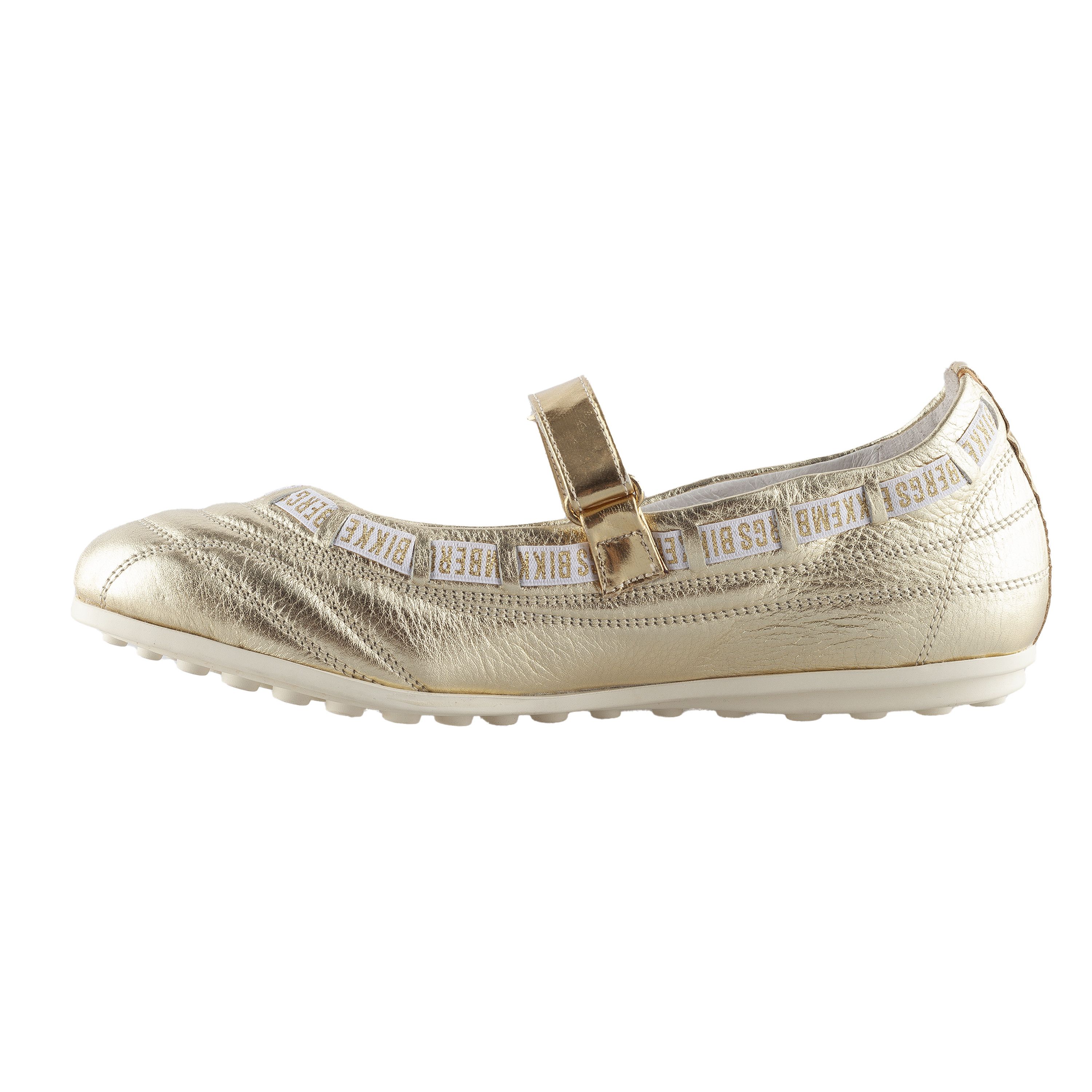 Dirk Bikkembergs × Vintage Dirk Bikkembergs Golden Ballet Flats (39 EU) Size US 8 / IT 38 - 3 Thumbnail