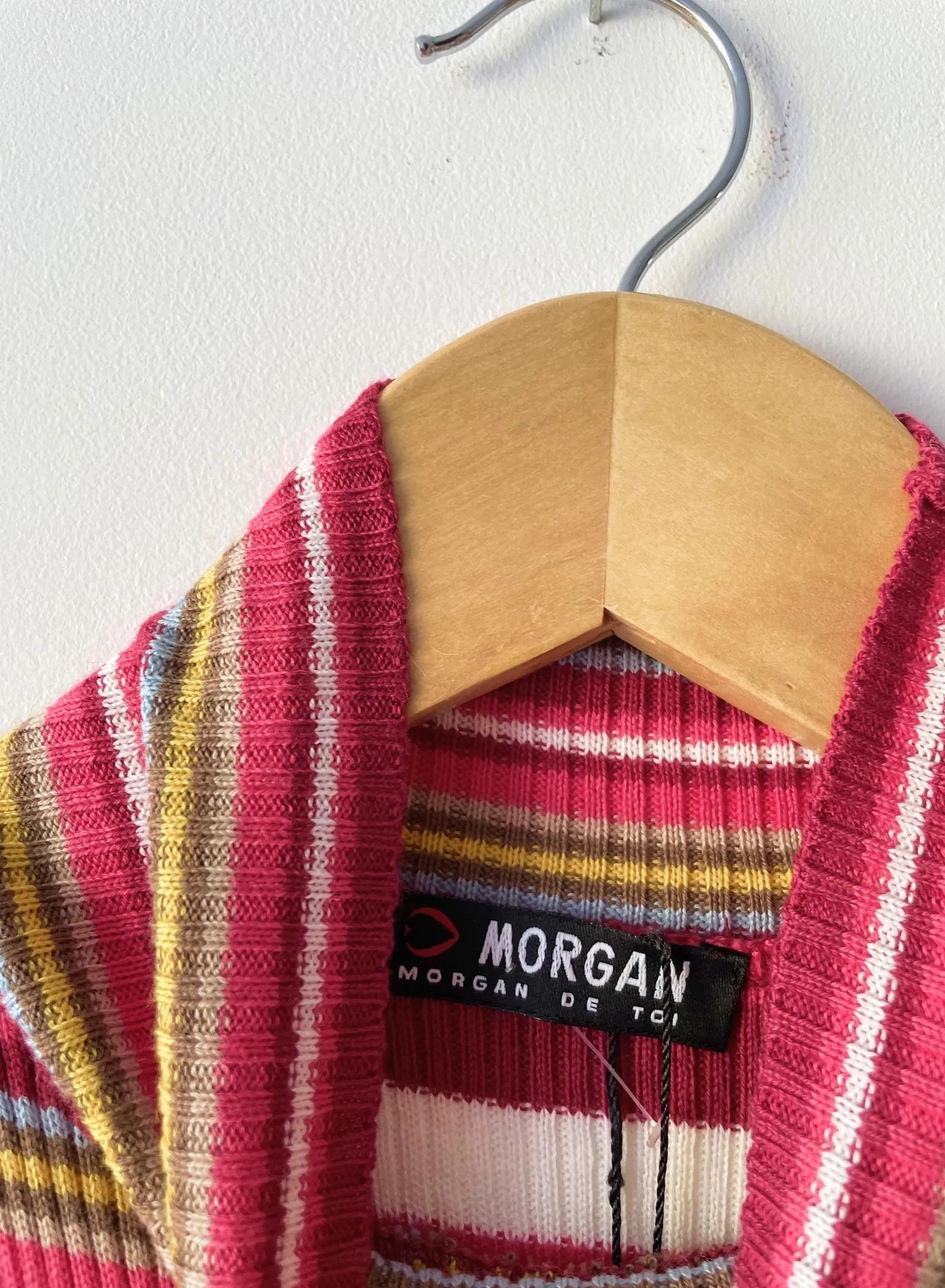 Morgan De Toi Y2K Morgan de Toi Striped Bodycon Mini Dress NWT Size M / US 6-8 / IT 42-44 - 9 Thumbnail