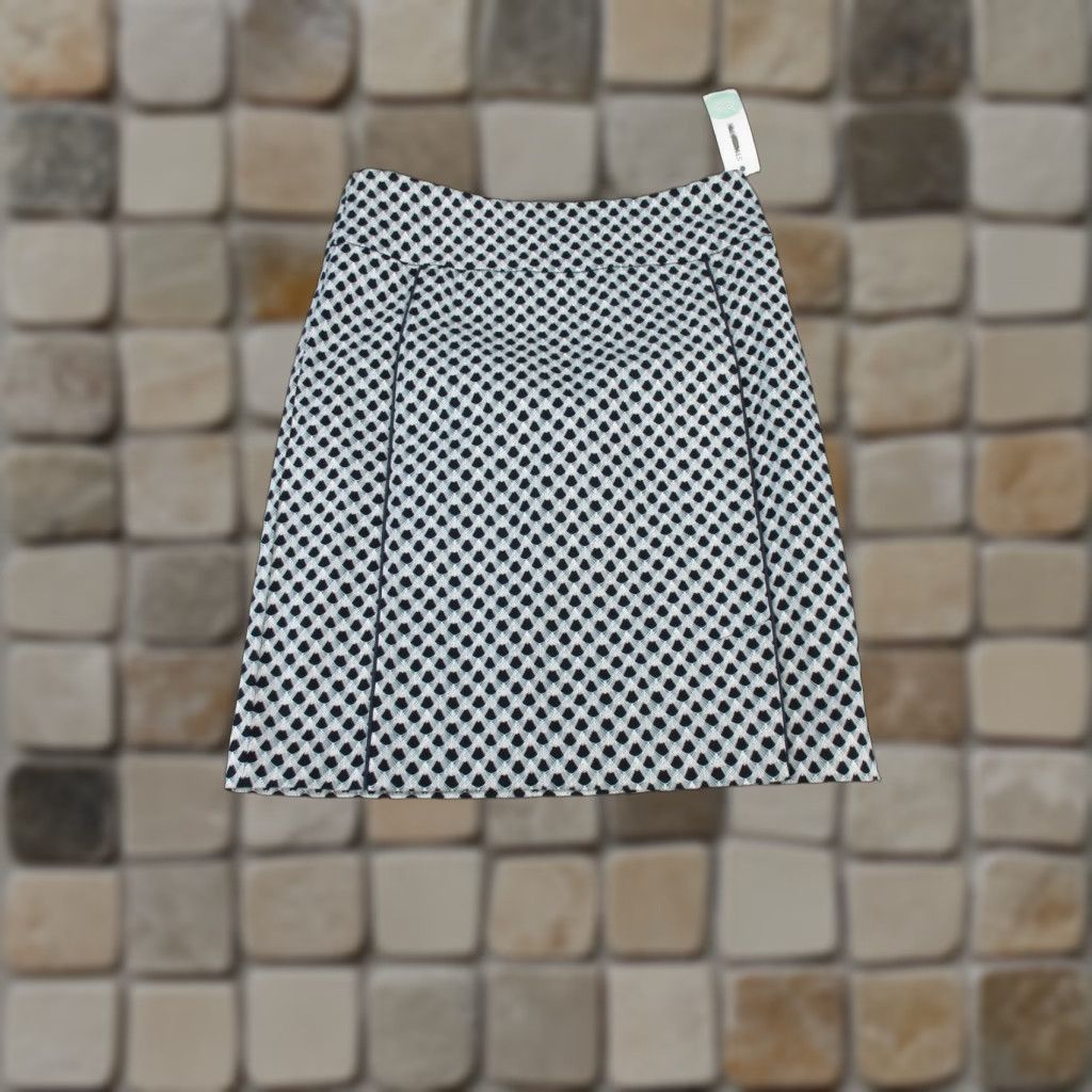 Altea Margaret M Skirt Womens Small Selma Piping Detail Teal Green Black NEW Size 28" / US 6 / IT 42 - 1 Thumbnail