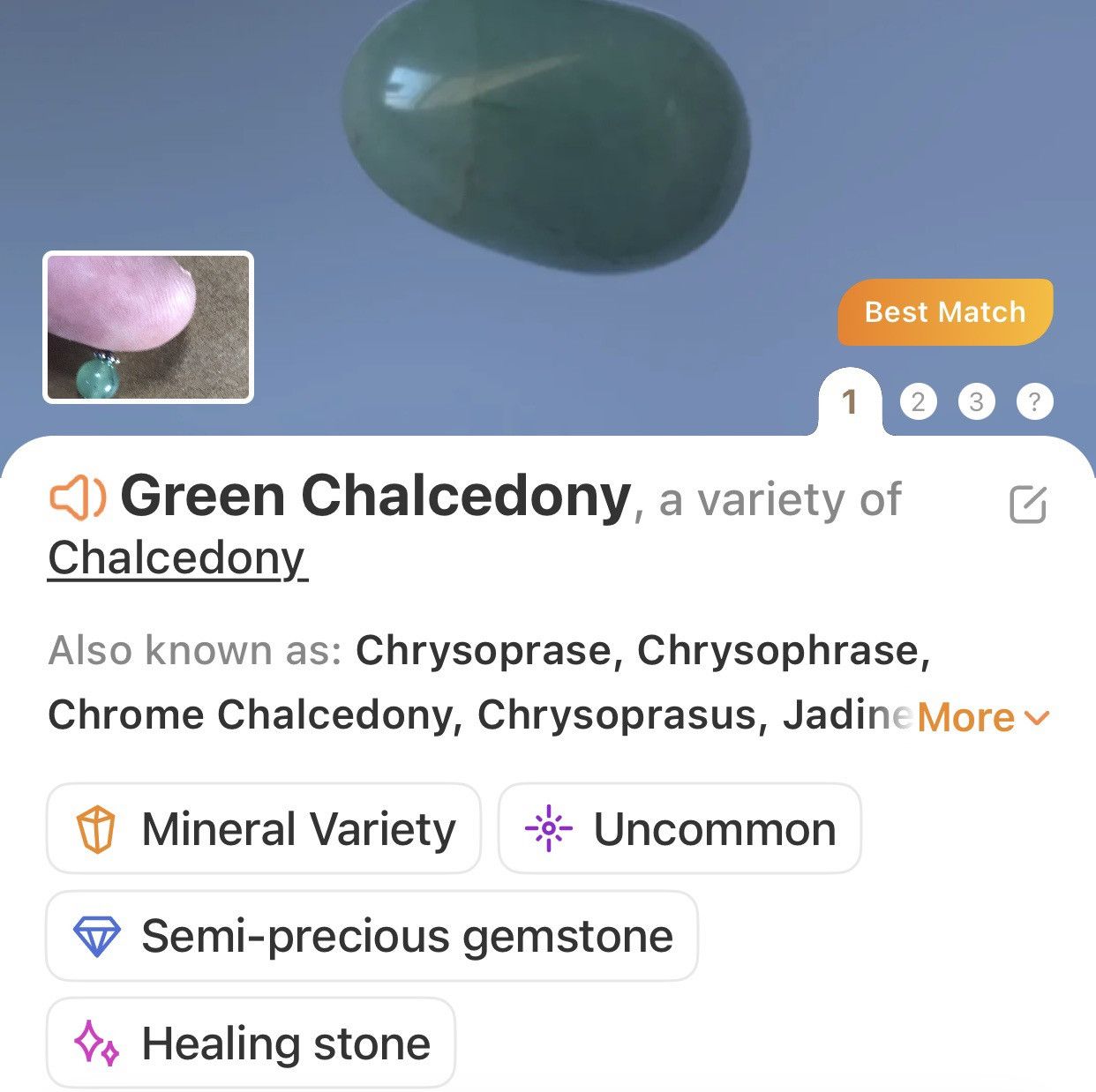 Handmade Handcrafted elegant vintage bead green chalcedony earrings Size ONE SIZE - 5 Thumbnail