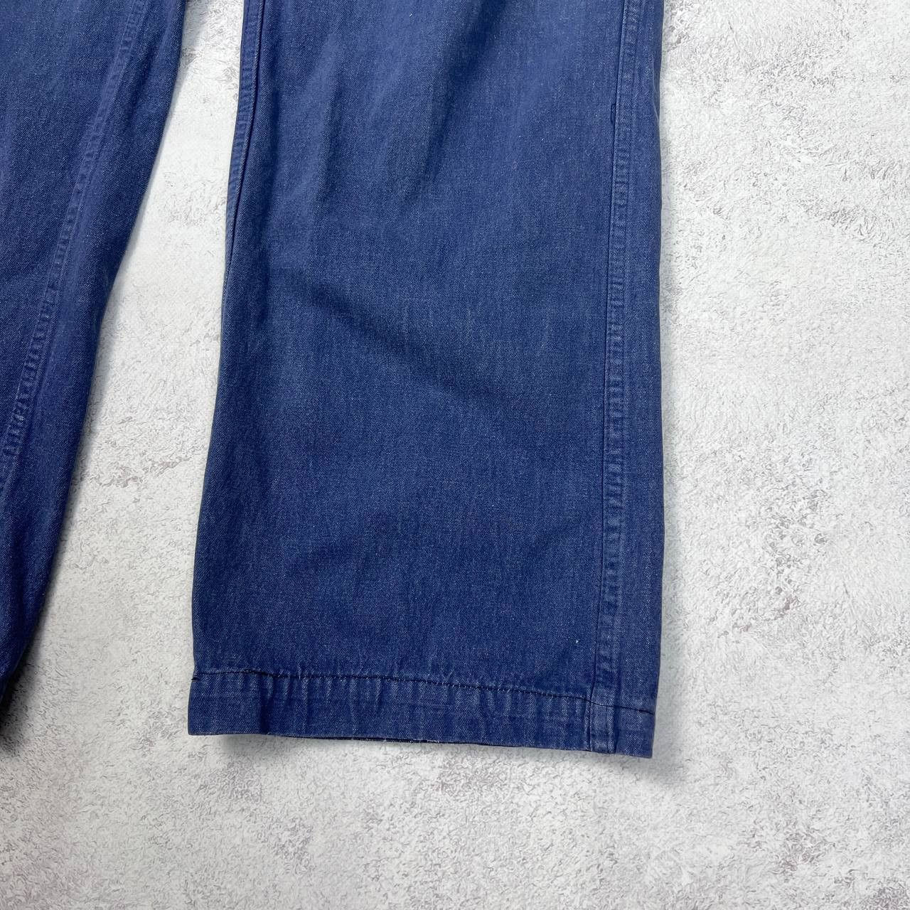 Le Laboureur Vintage 80s French Workwear Faded Sanfor Pants Size US 38 / EU 54 - 8 Thumbnail