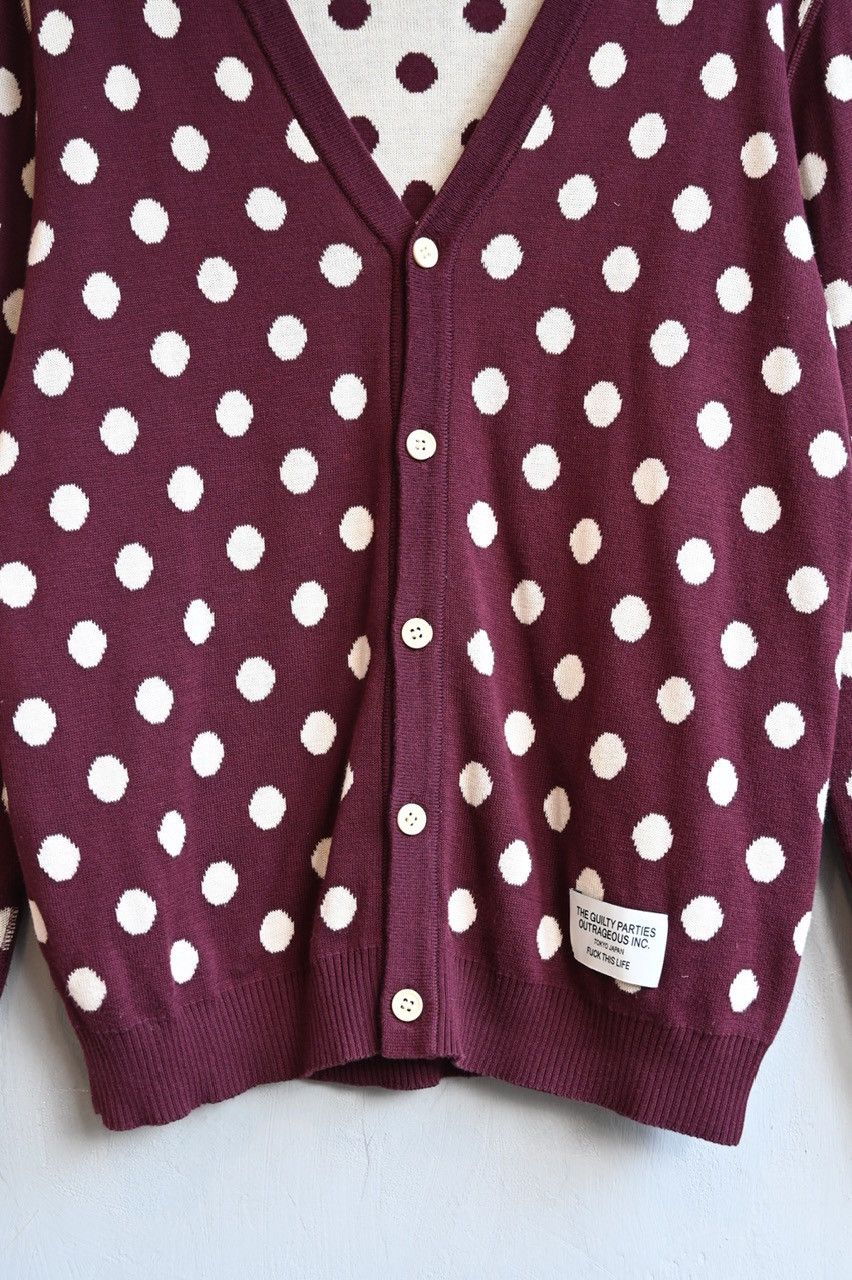 Wacko Maria Wacko Maria Reversible Polka Dot Cardigan Size US M / EU 48-50 / 2 - 4 Thumbnail