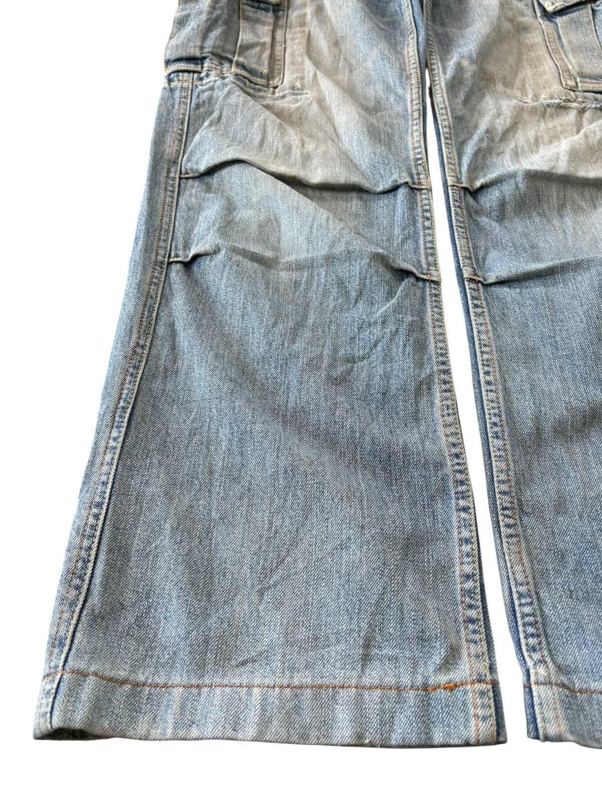 Oakley Vintage Oakley Mud Wash Distressed Baggy Cargo Jeans Size US 30 / EU 46 - 6 Thumbnail
