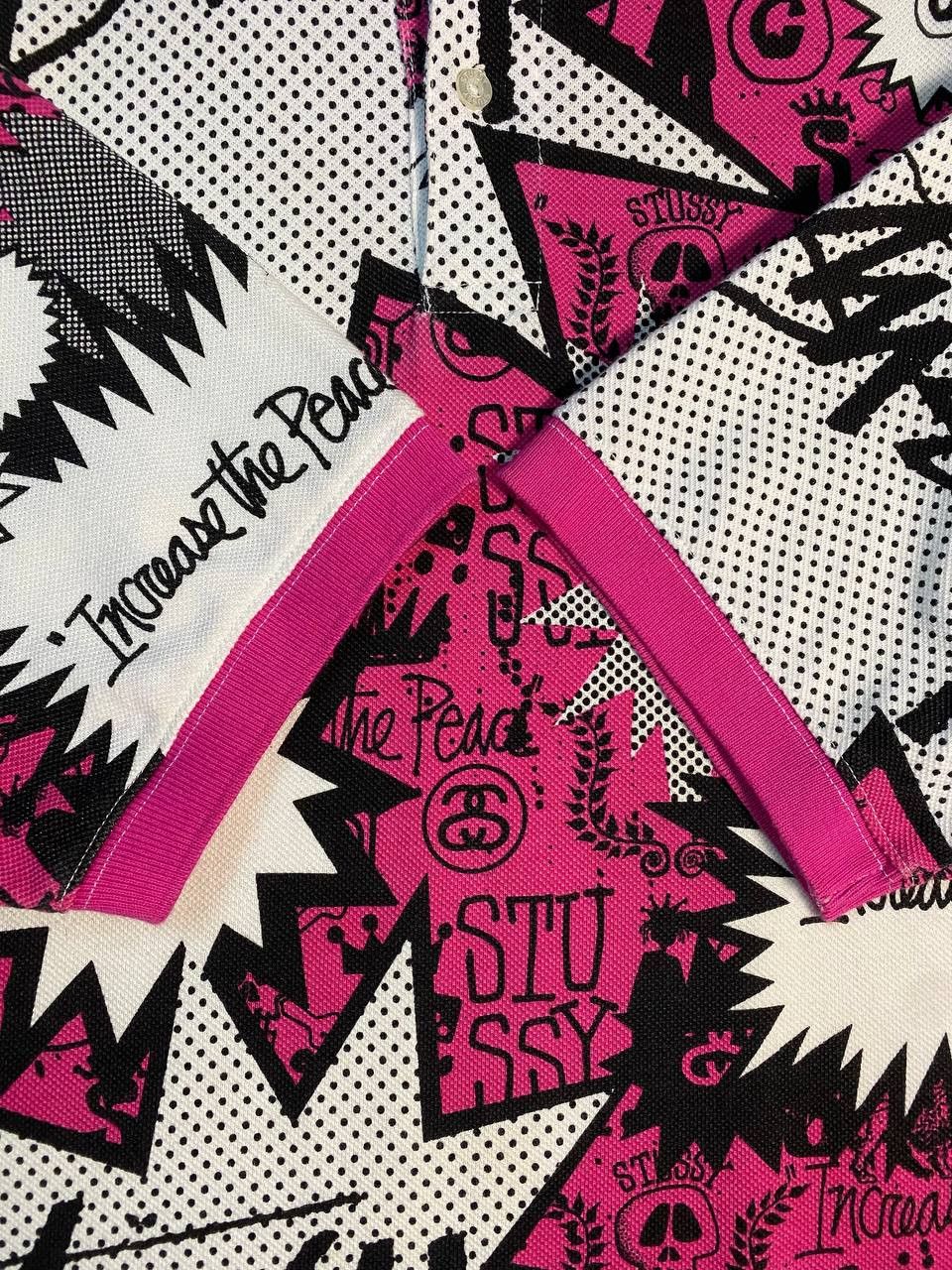 Stussy Vintage Stussy Comic Polo Shirt Large Size US L / EU 52-54 / 3 - 4 Thumbnail