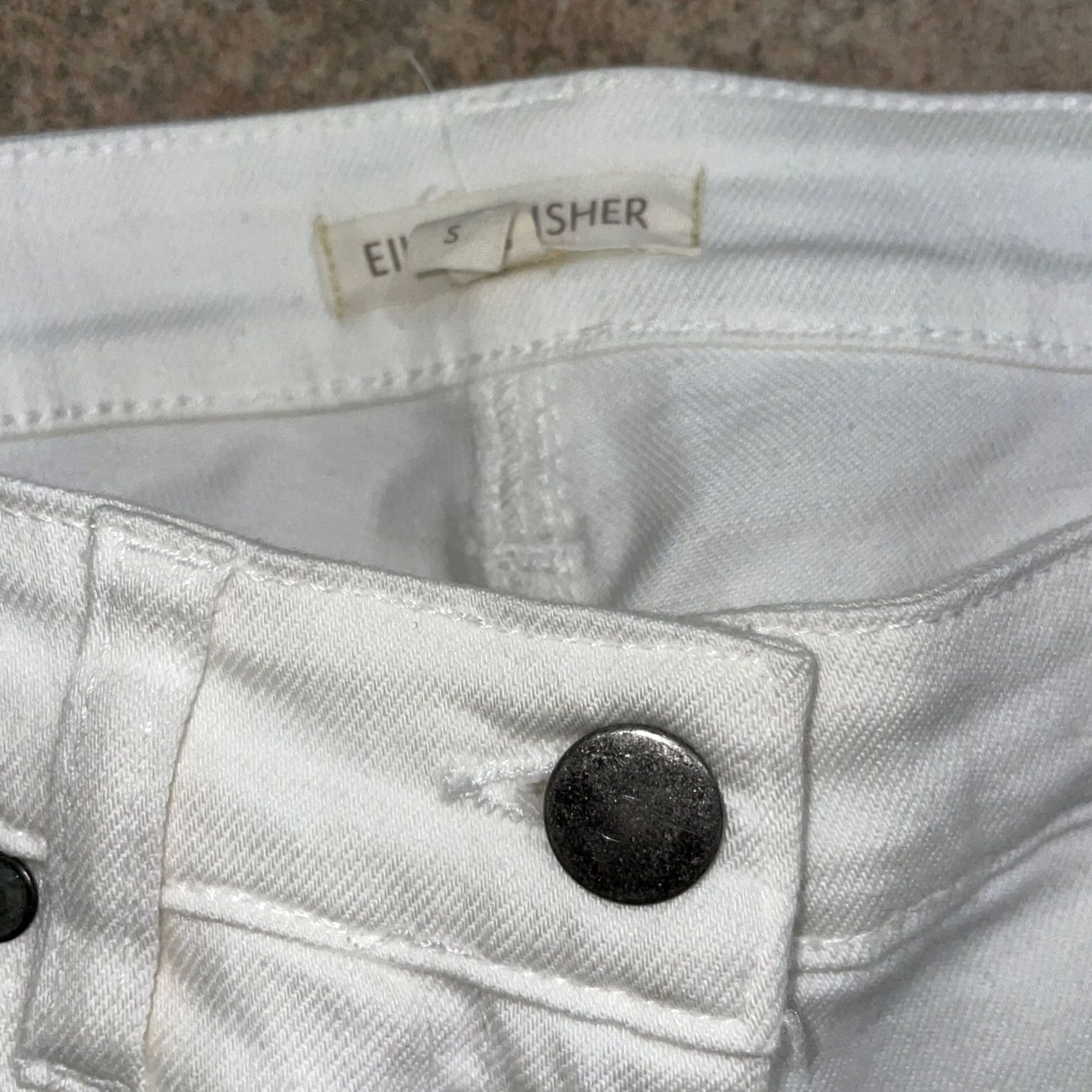 Eileen Fisher Eileen Fisher Pants Womens Size S White Cropped Size 28" / US 6 / IT 42 - 3 Thumbnail