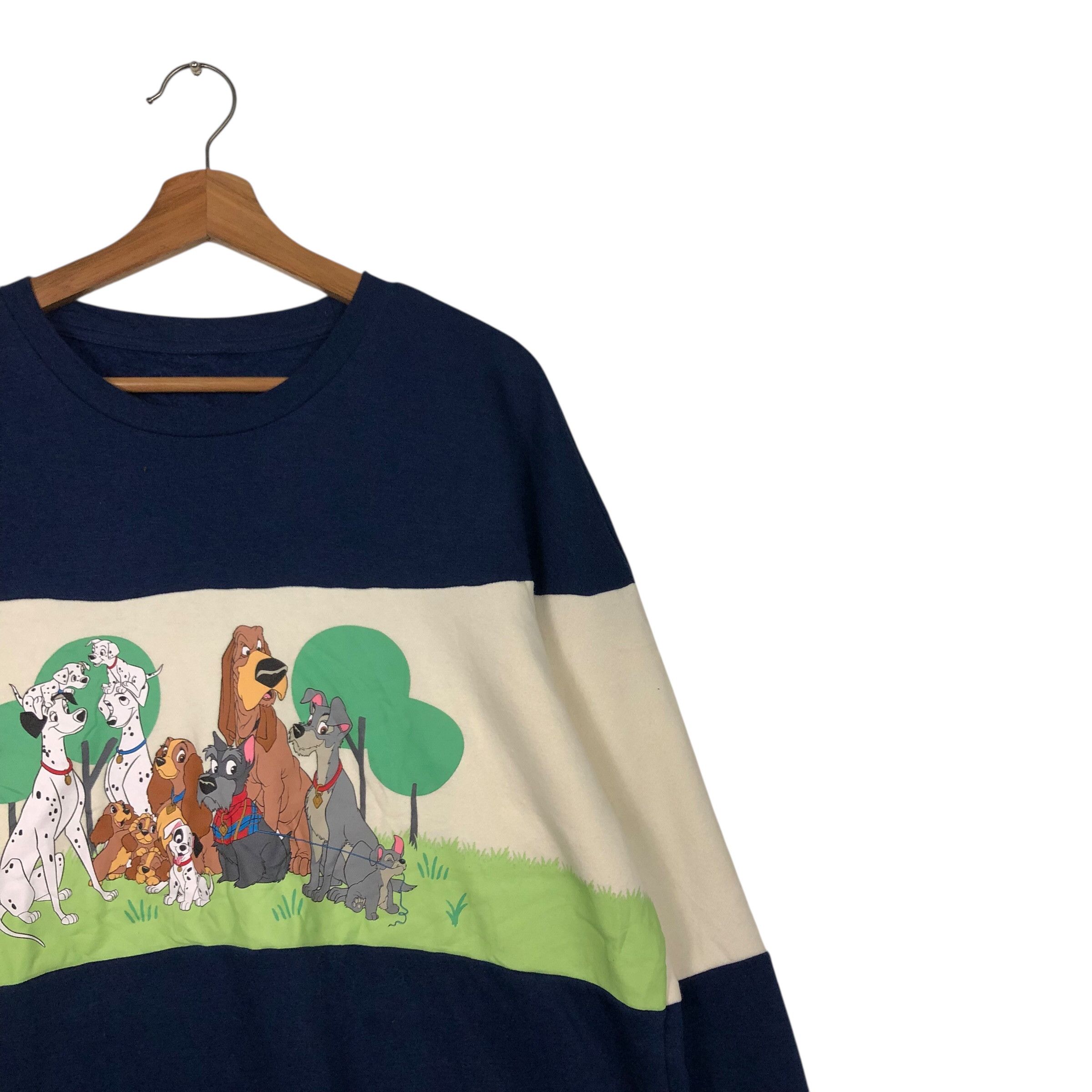 Japanese Brand 📌Vintage Sweatshirt Disney Dogs Big Logo Cartoon Size US M / EU 48-50 / 2 - 7 Thumbnail
