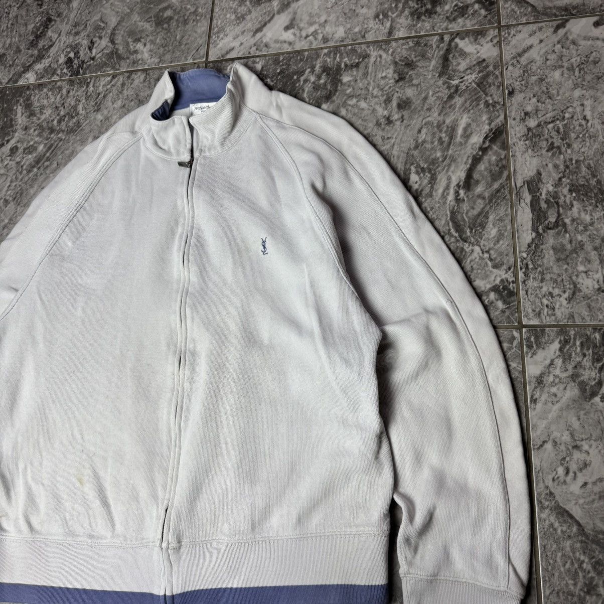 Vintage × Yves Saint Laurent YSL Yves Saint Laurent Zip Sweater Vintage Size US XL / EU 56 / 4 - 4 Thumbnail
