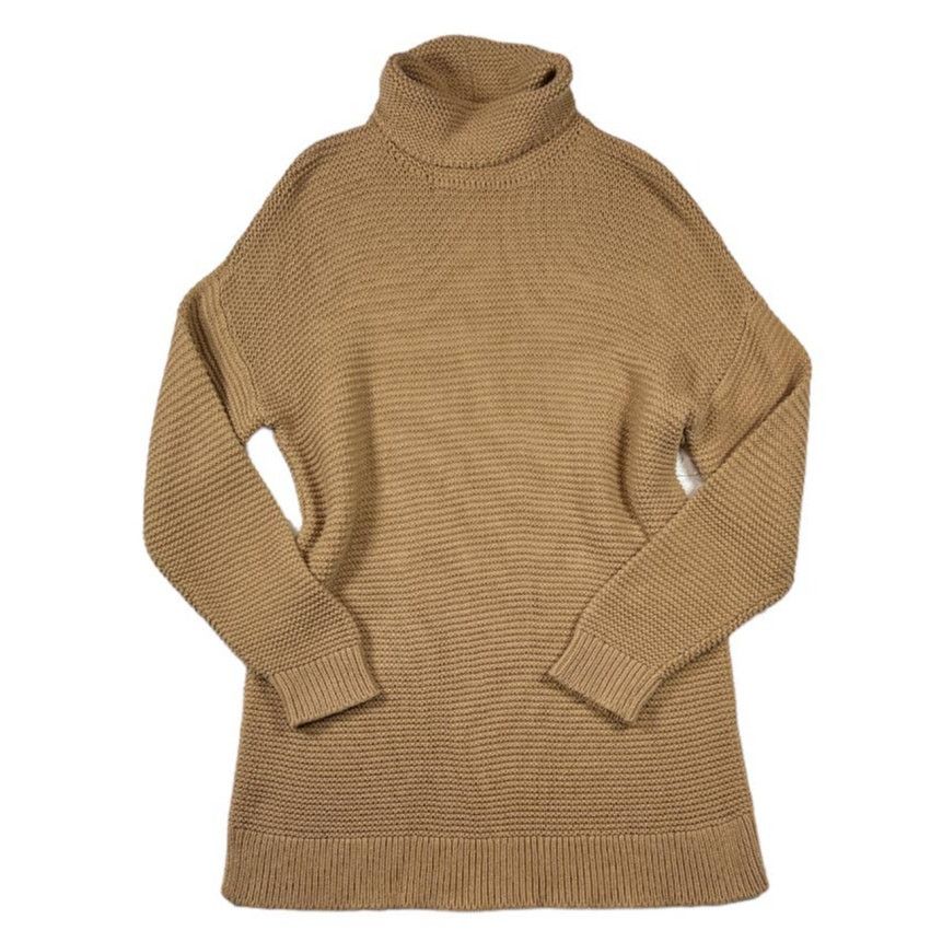 Lands' End Lands' End Brown/Tan Sweater | Size L Size L / US 10 / IT 46 - 1 Thumbnail