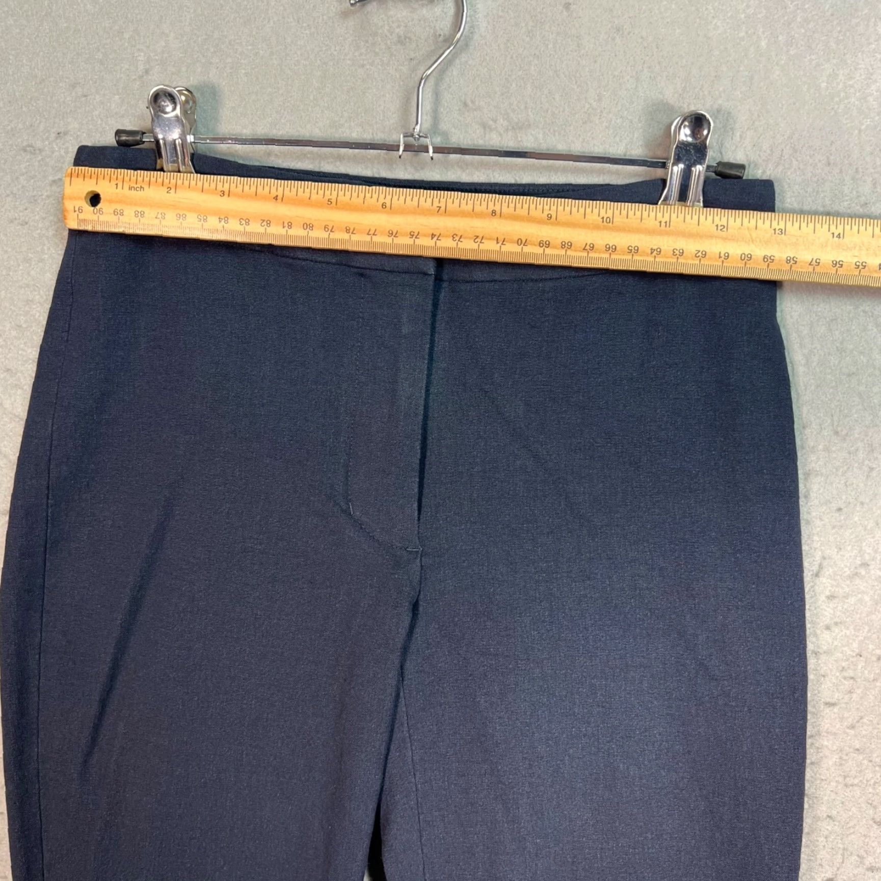 Vintage Wilfred Womens 0 Navy Blue Tailored Dress Pants Modern Professional Stretch Dress Pants Women Slim Straight Navy Blue Size 25" / US 0 / IT 36 - 5 Thumbnail