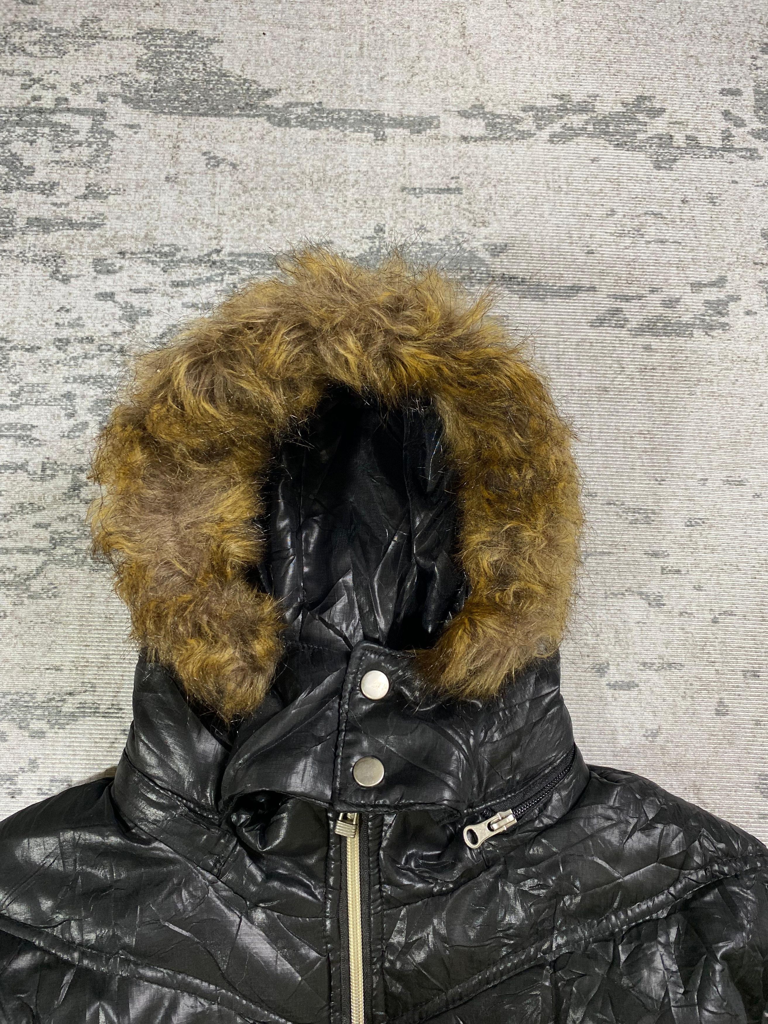 Japanese Brand 2000s Virgin Voyage Fur Puffer Down Hodded y2k Lgb Ifsix Size US L / EU 52-54 / 3 - 4 Thumbnail