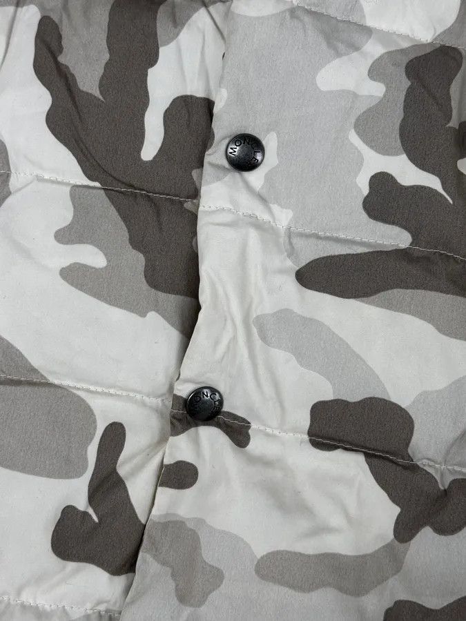 Moncler Moncler Grey Wool Camouflage Hybrid Puffer Jacket Size US L / EU 52-54 / 3 - 11 Thumbnail