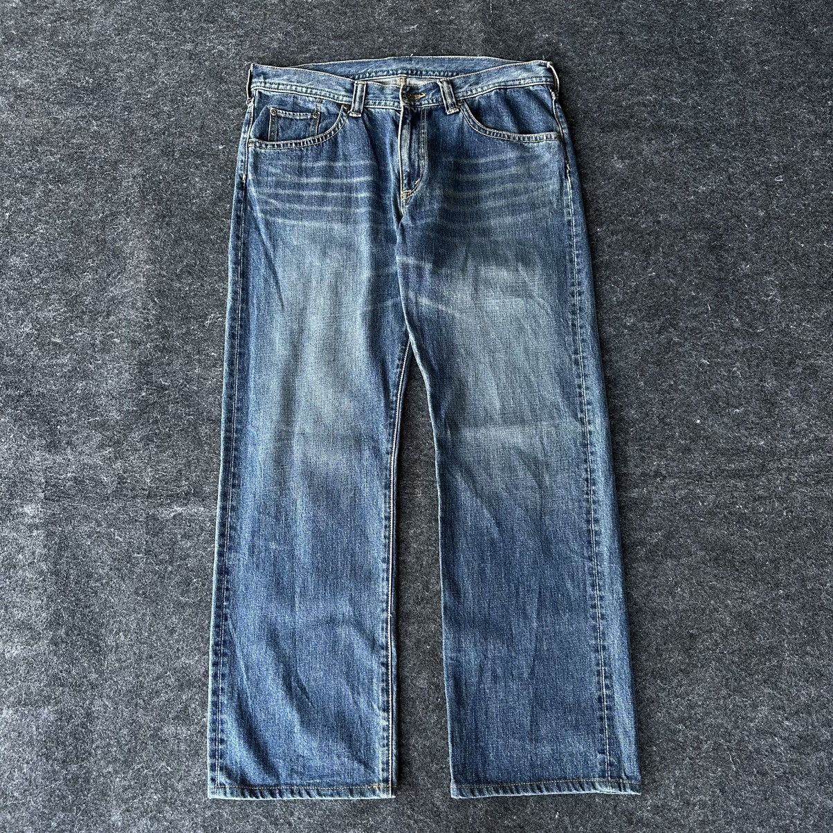 American Apparel 90s Rare Cowboy Regular Blue Washed Denim Size 36 D699 Size US 36 / EU 52 - 1 Thumbnail