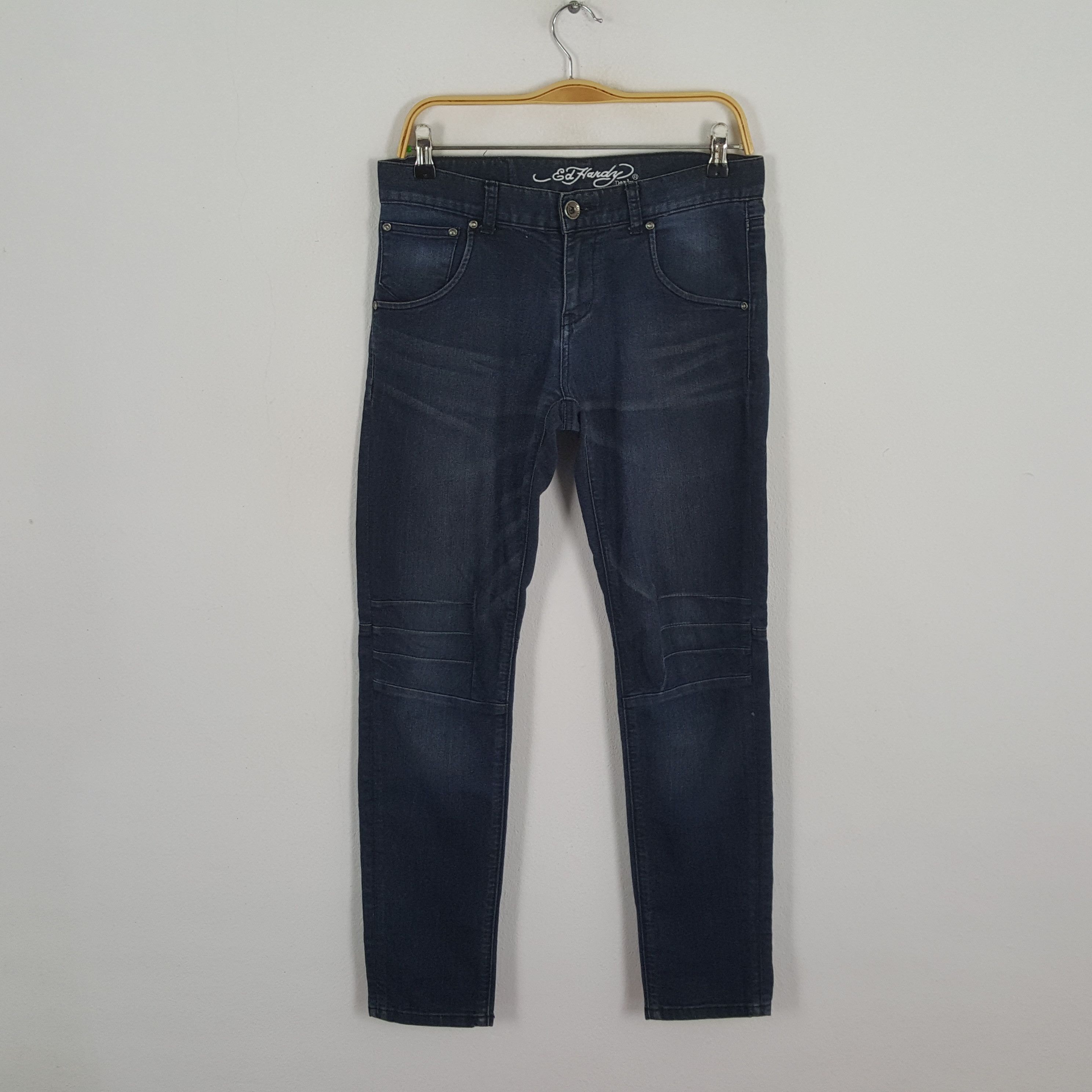 Christian Audigier × Ed Hardy × Vintage Vintage ED HARDY by CHRISTIAN AUDIGIER Designer Brand Jeans Size 30" / US 8 / IT 44 - 4 Thumbnail
